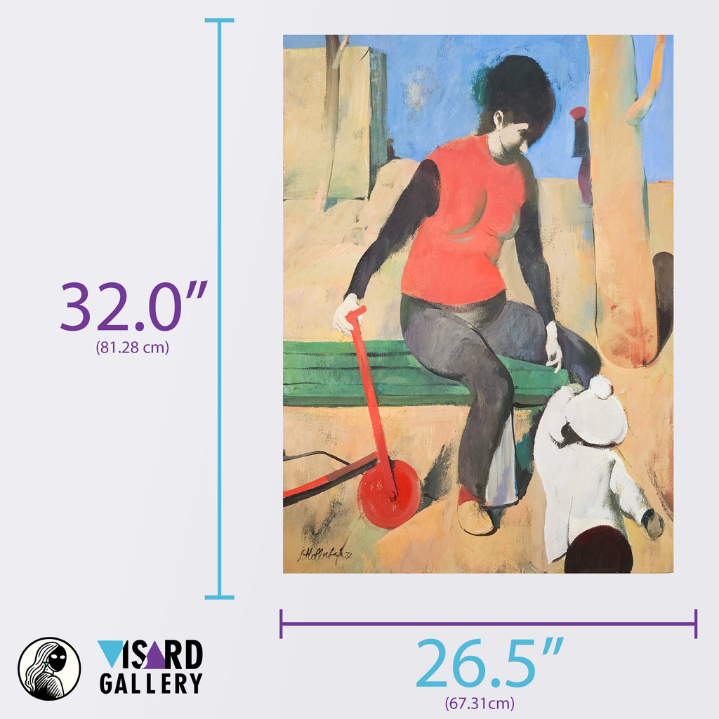 A Mother and Child in the Park by Serge Hollerbach