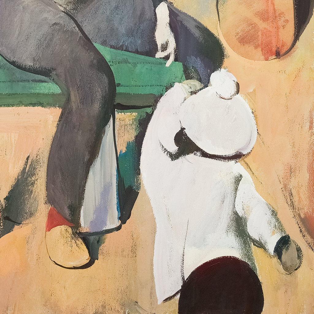 A Mother and Child in the Park by Serge Hollerbach