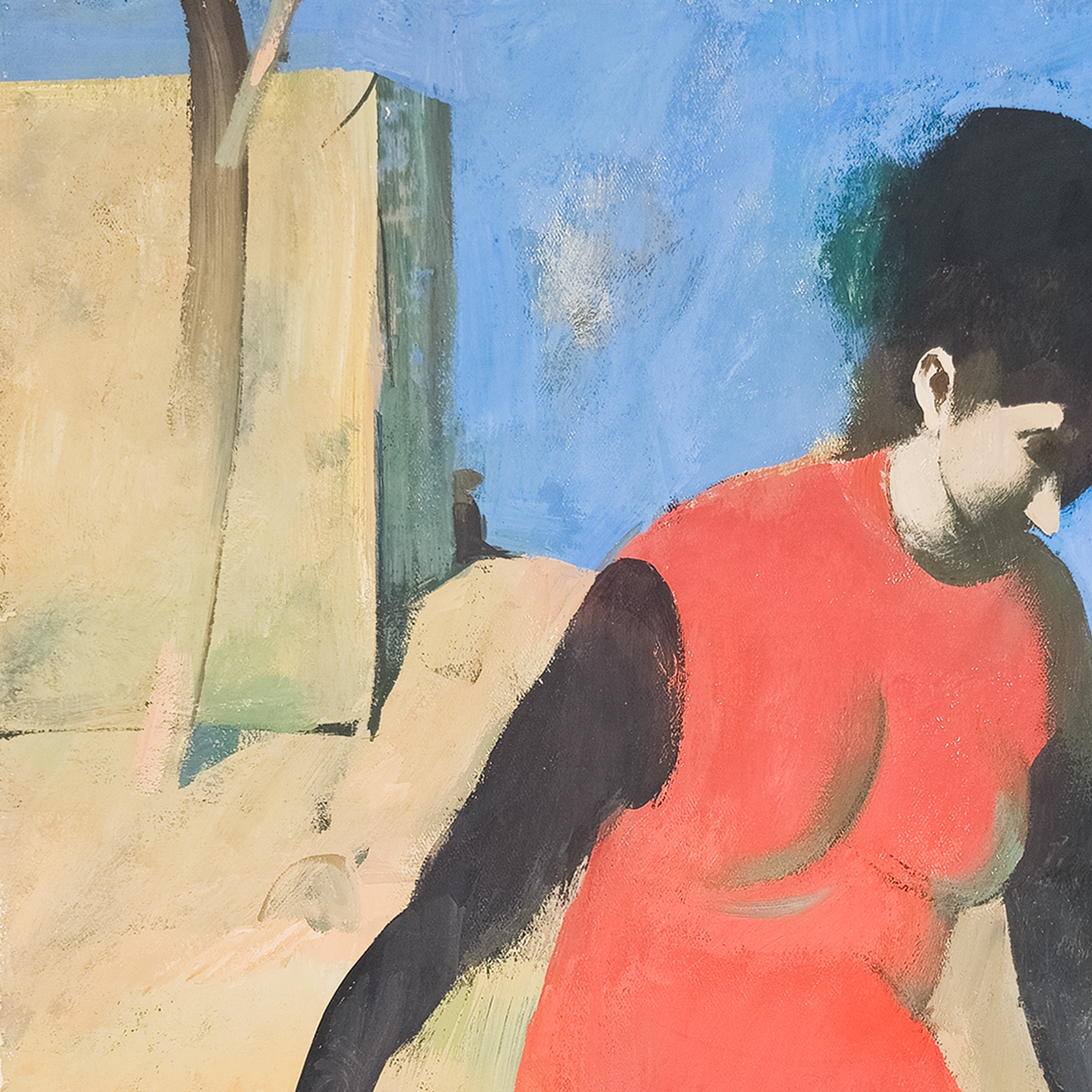 A Mother and Child in the Park by Serge Hollerbach