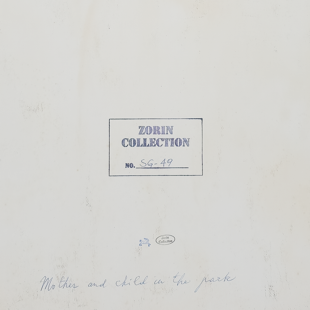 A Mother and Child in the Park by Serge Hollerbach