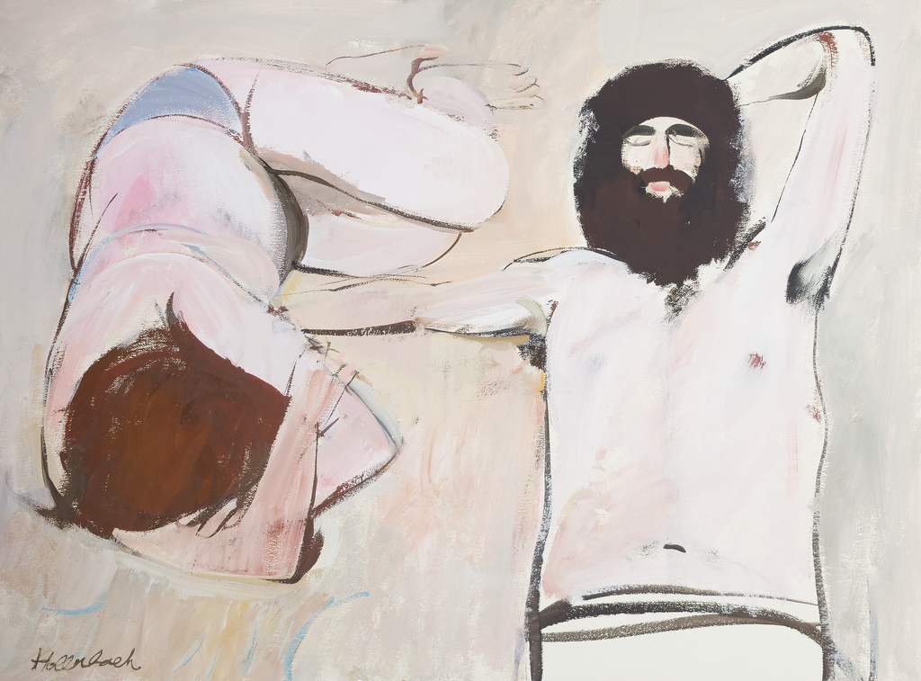 Two People Somewhere on the Beach by Serge Hollerbach