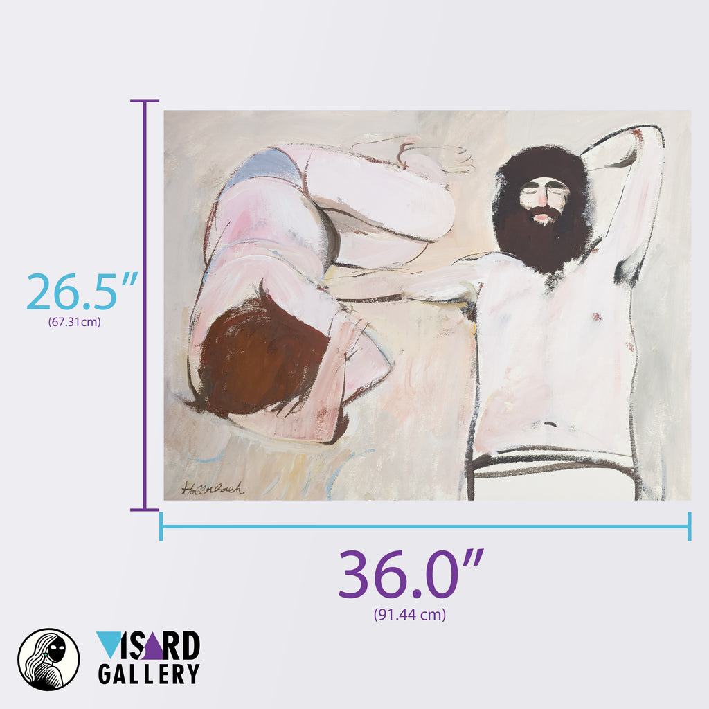 Two People Somewhere on the Beach by Serge Hollerbach