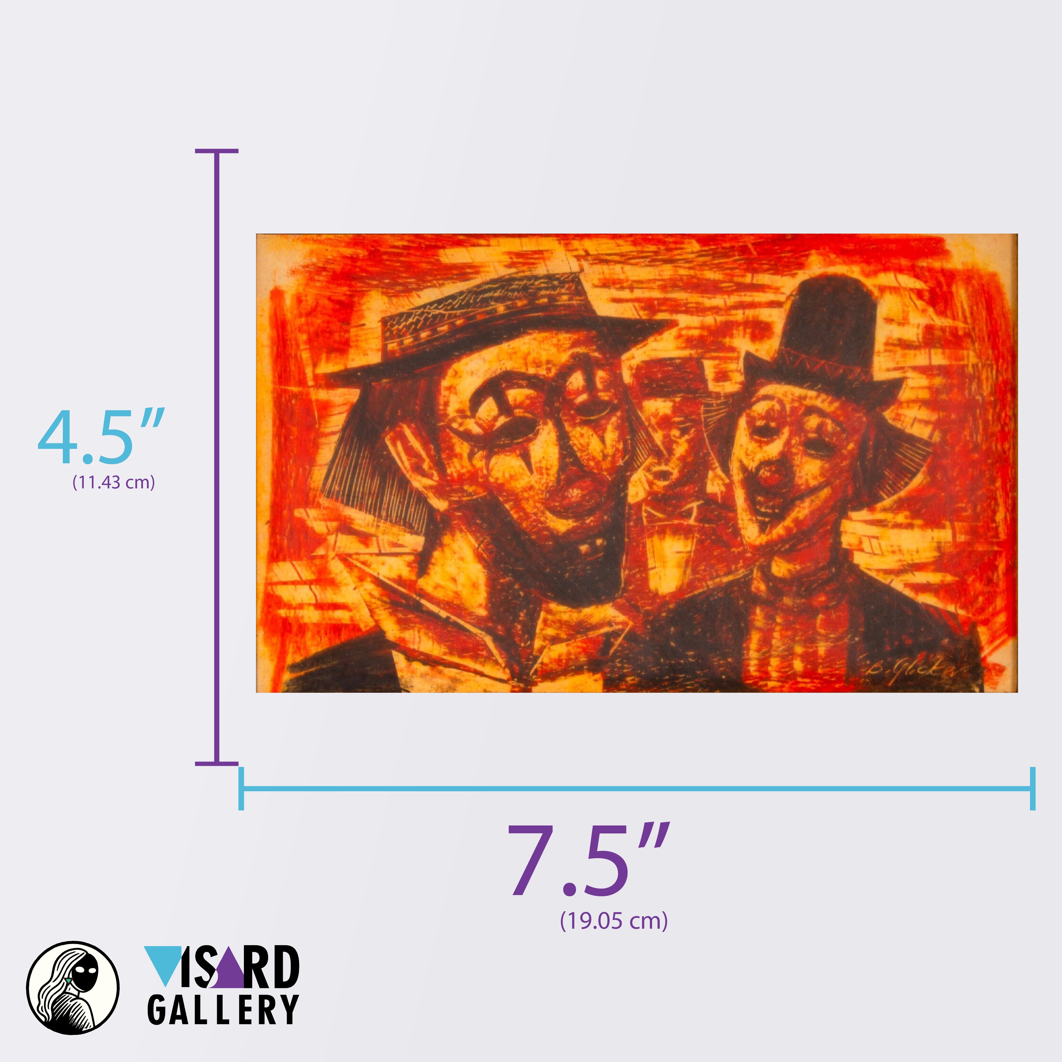 Trio of Clowns by Benjamin Glicker