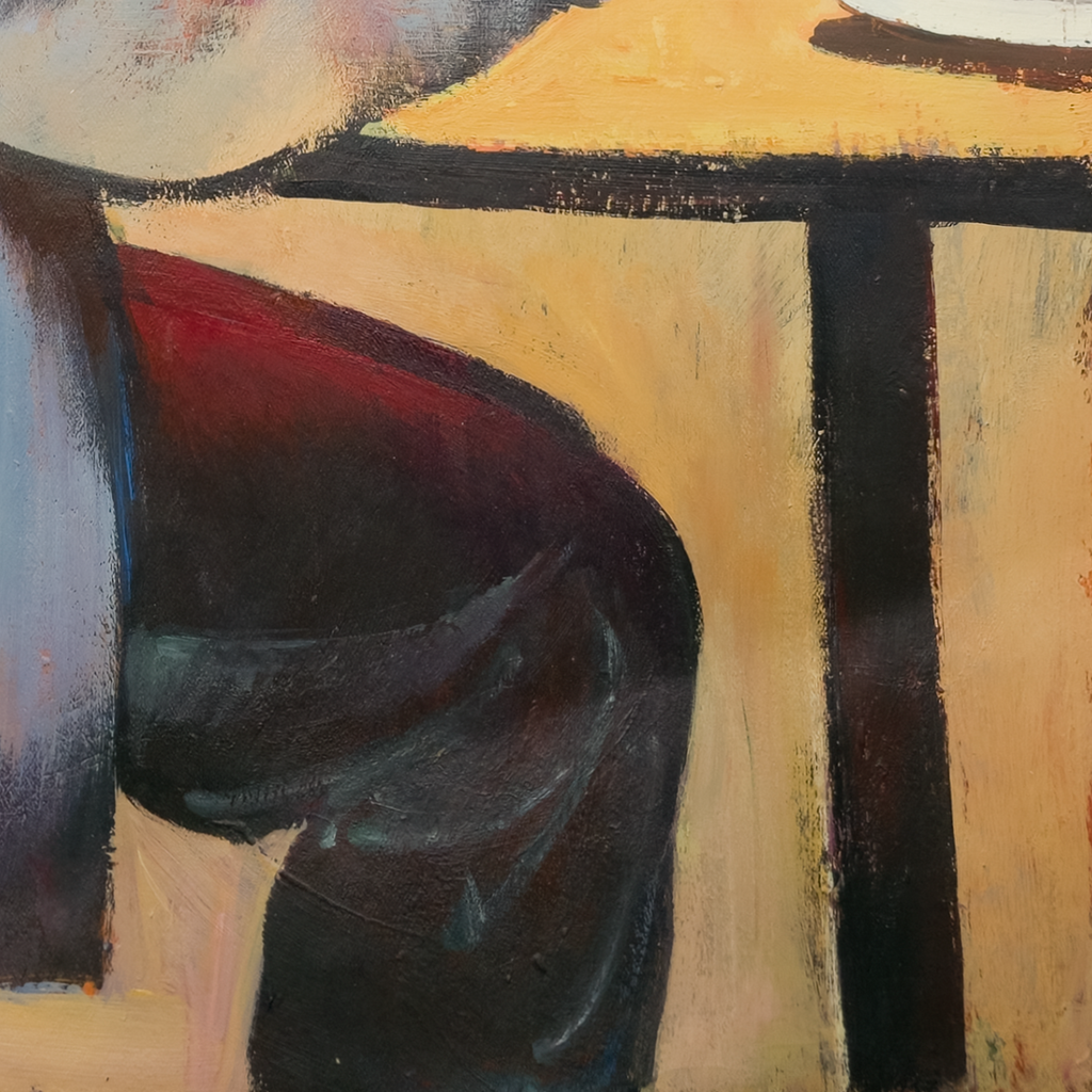 Alone in a Cheap Eatery by Serge Hollerbach