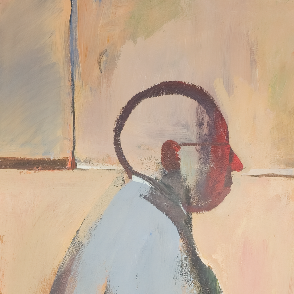 Alone in a Cheap Eatery by Serge Hollerbach