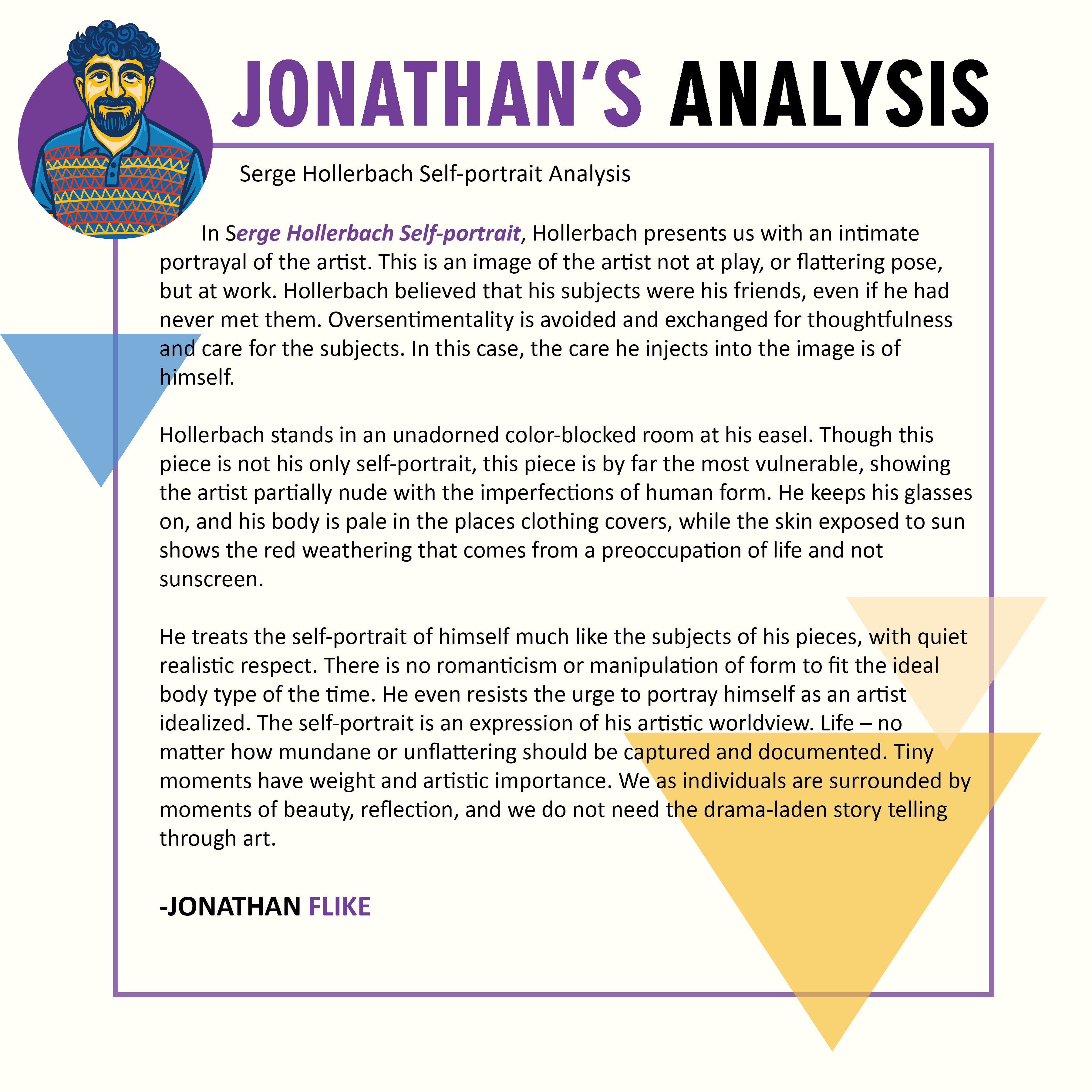 Serge Hollerbach Self-portrait by Serge Hollerbach