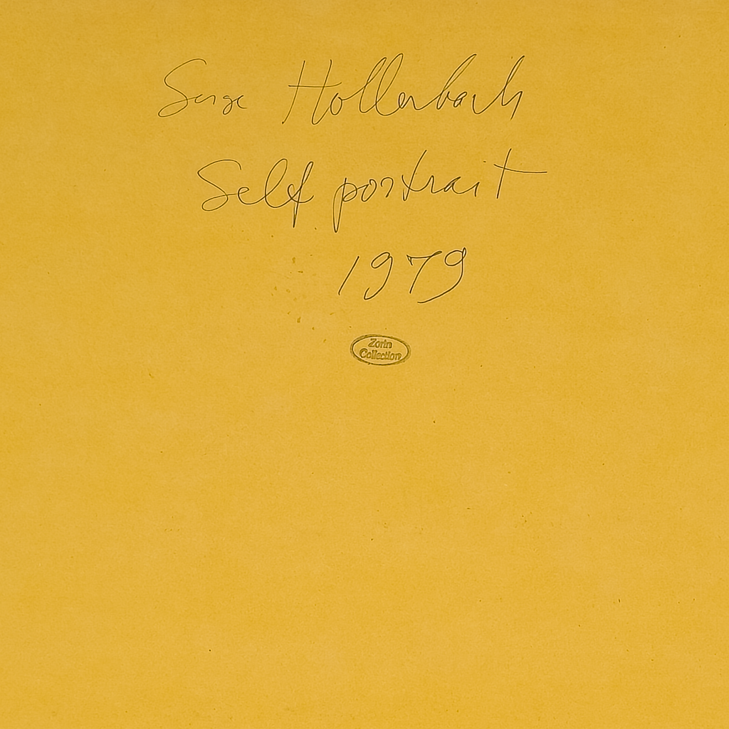 Serge Hollerbach Self-portrait by Serge Hollerbach