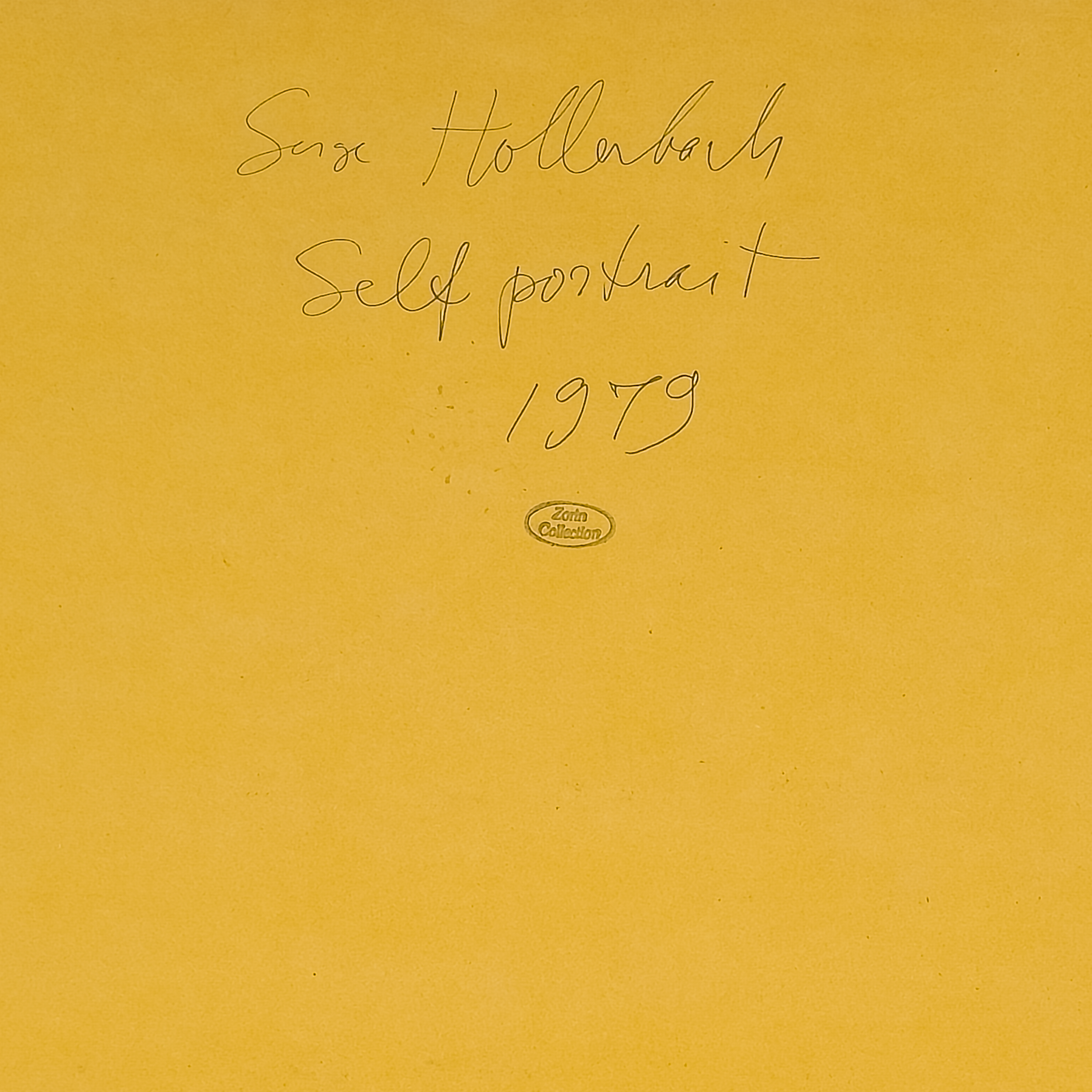 Serge Hollerbach Self-portrait by Serge Hollerbach