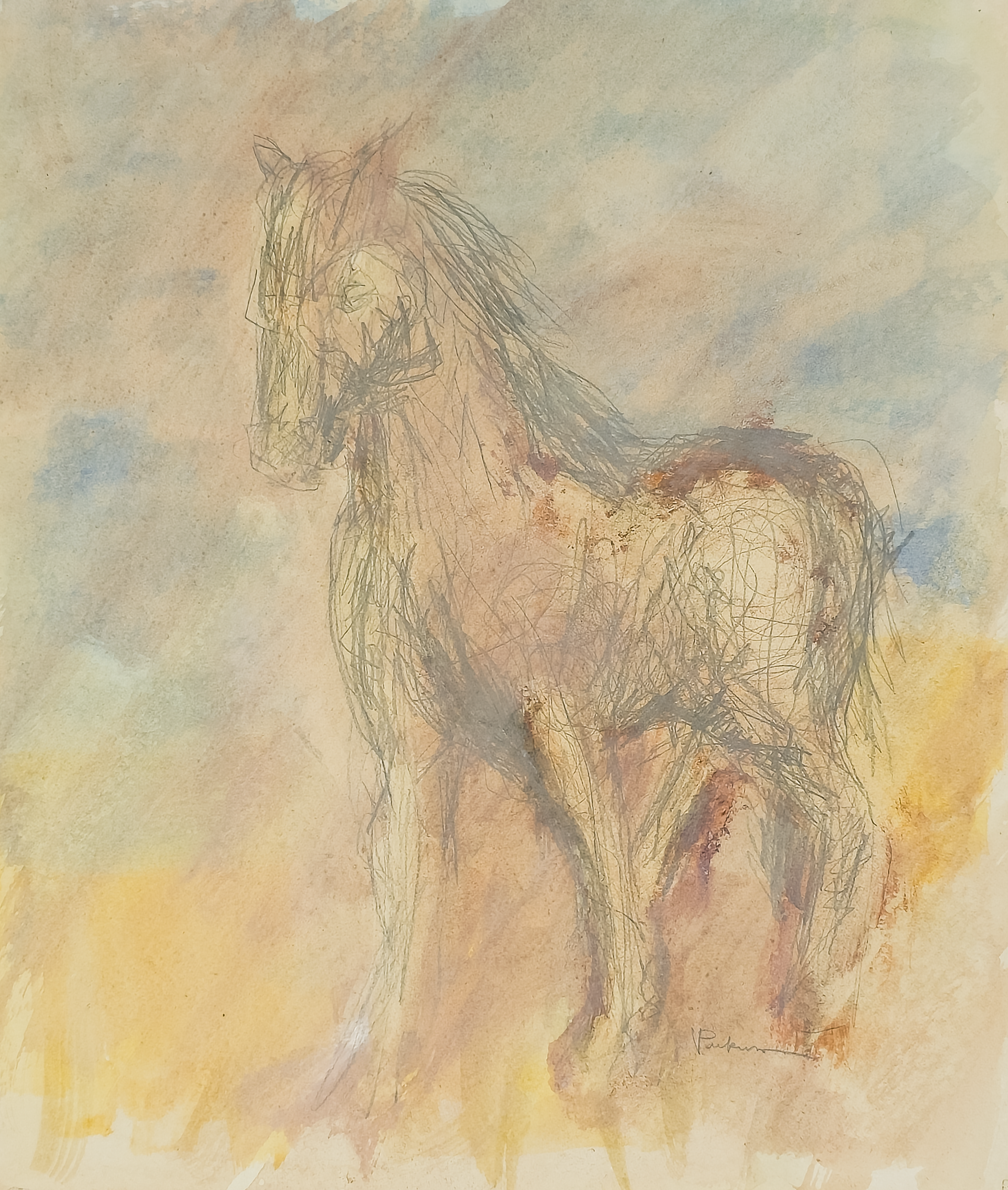 Graphite Horse by Virginia Cohn Parkum