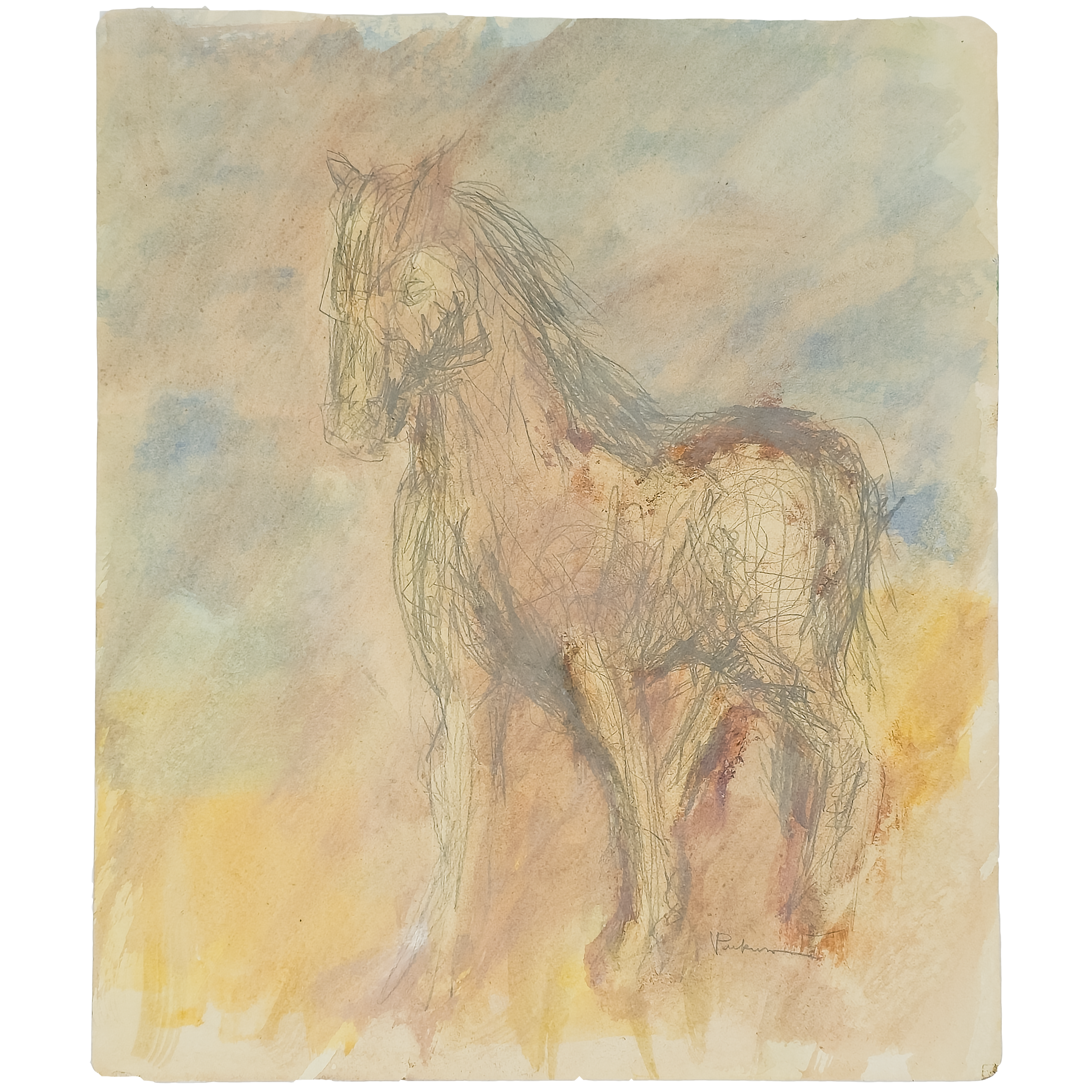 Graphite Horse by Virginia Cohn Parkum