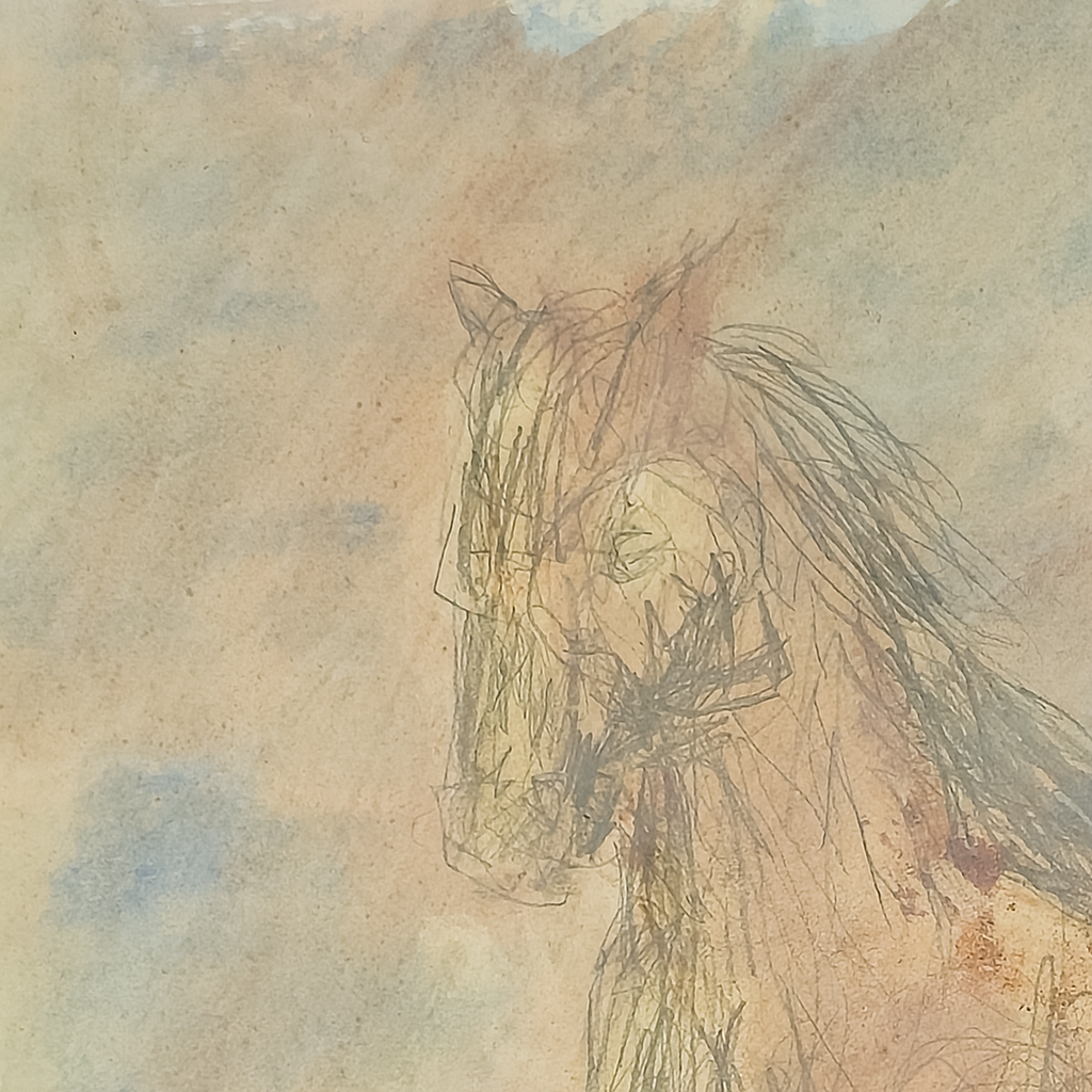 Graphite Horse by Virginia Cohn Parkum