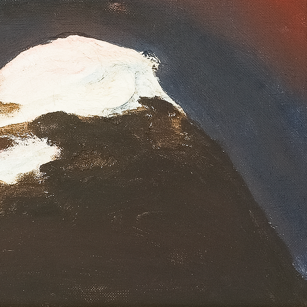 Snow-covered Mountain by Virginia Cohn Parkum