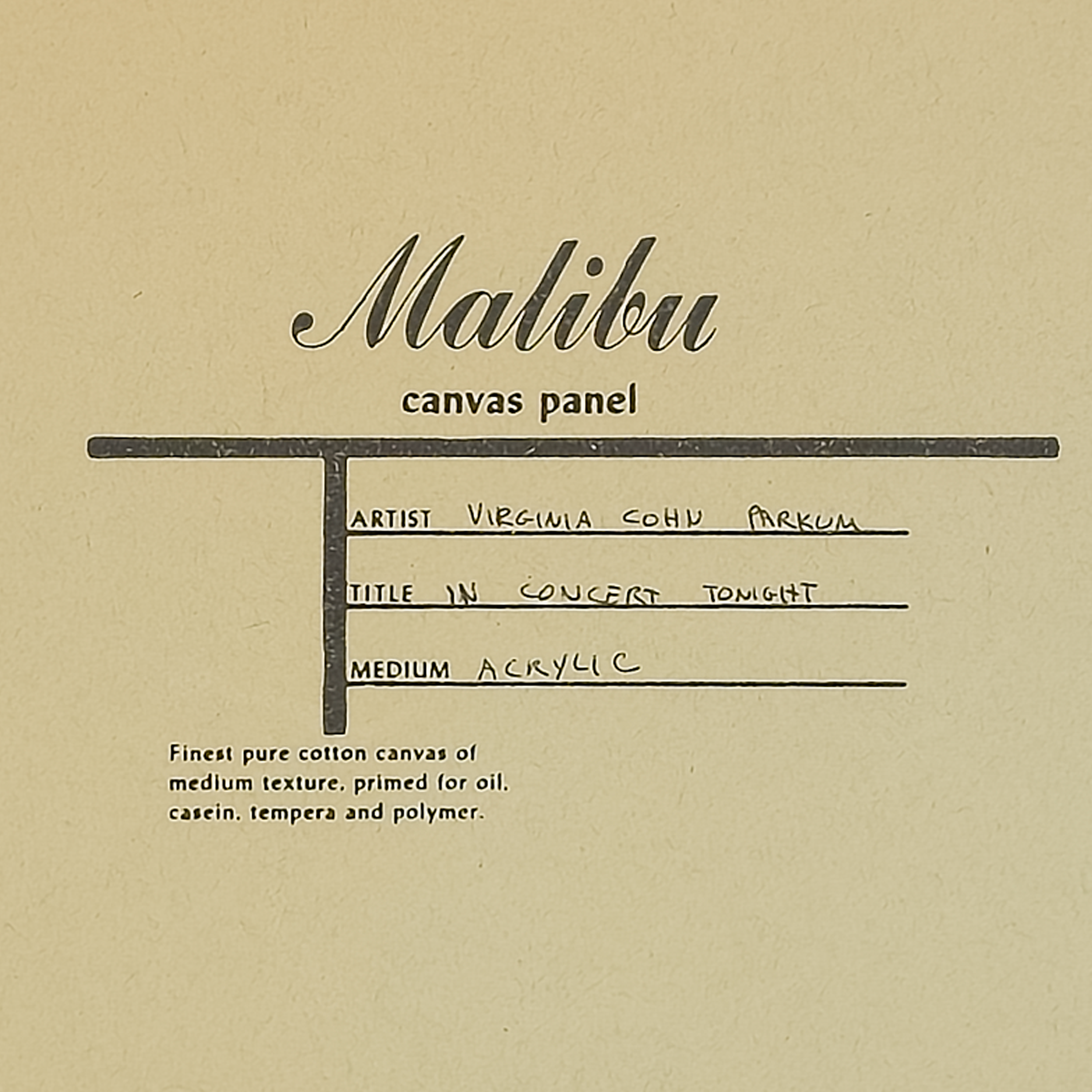 In Concert Tonight by Virginia Cohn Parkum