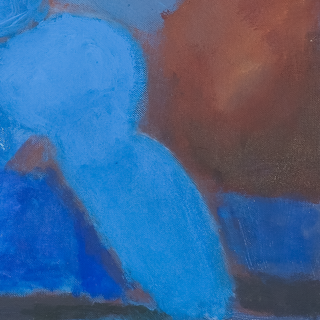 Lady in Blue by Virginia Cohn Parkum