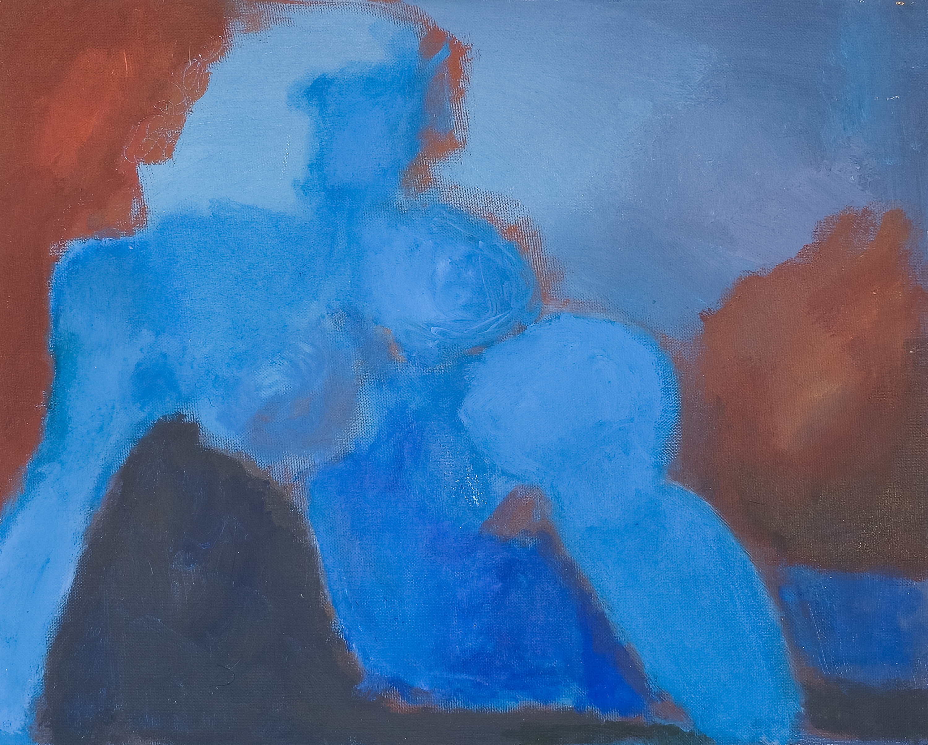Lady in Blue by Virginia Cohn Parkum