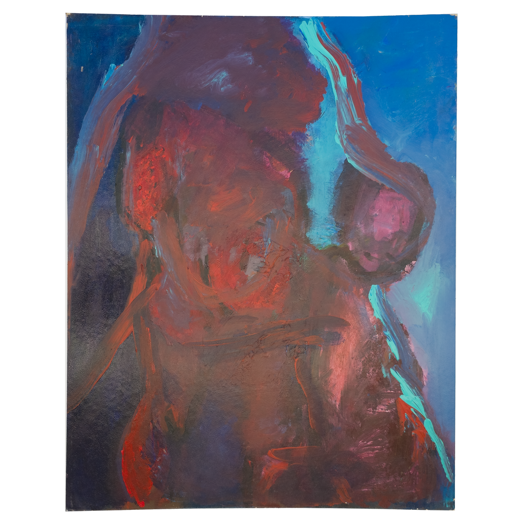 Lady in Red and Blue by Virginia Cohn Parkum
