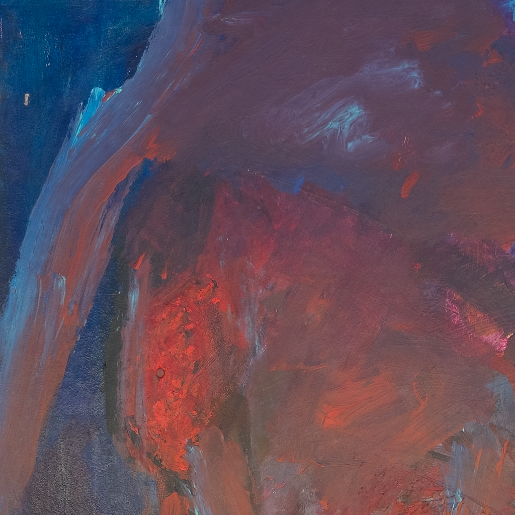 Lady in Red and Blue by Virginia Cohn Parkum