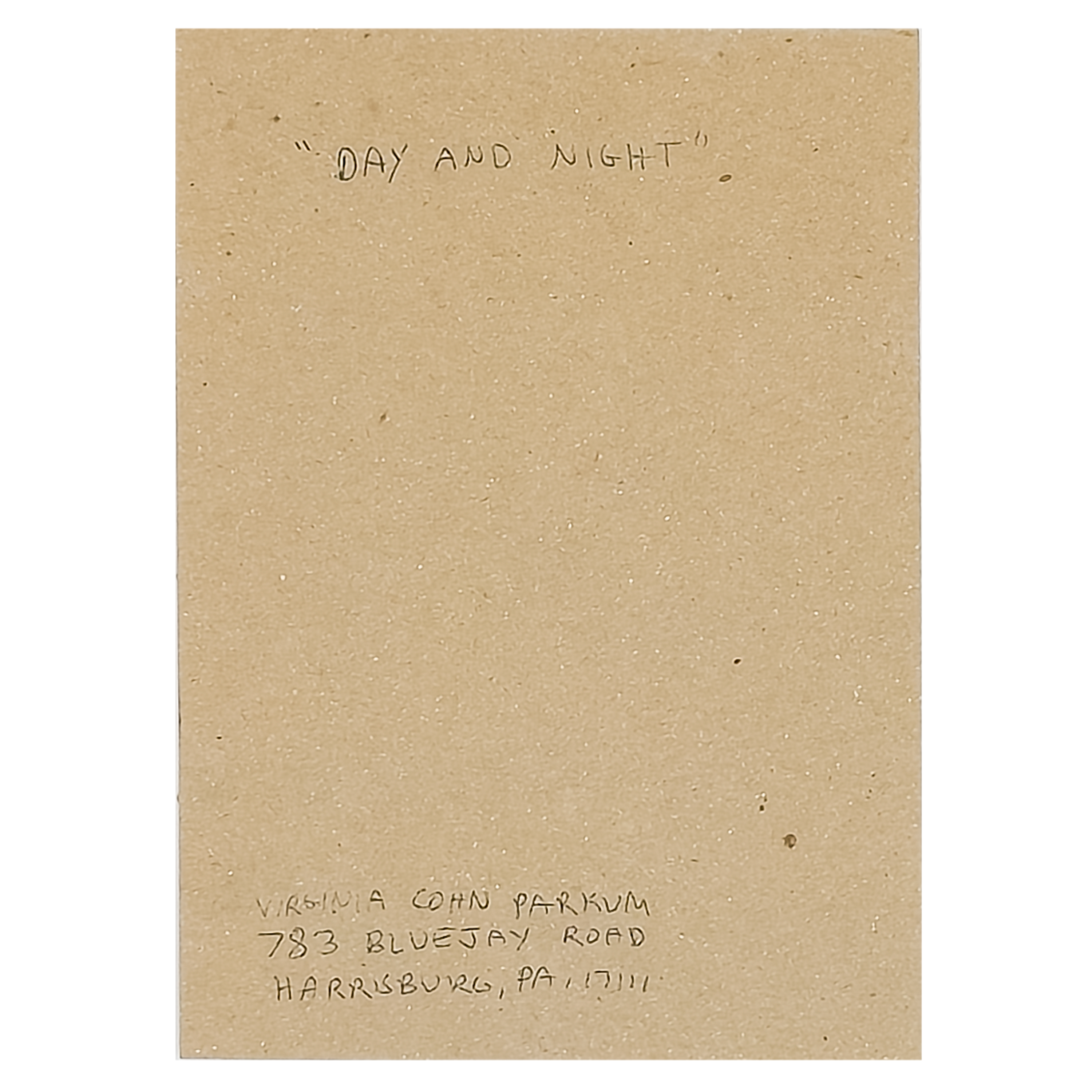 Day and Night - Virginia Cohn Parkum, c. 1989