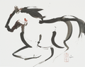 Sumi Stallion - Virginia Cohn Parkum, c. Unknown