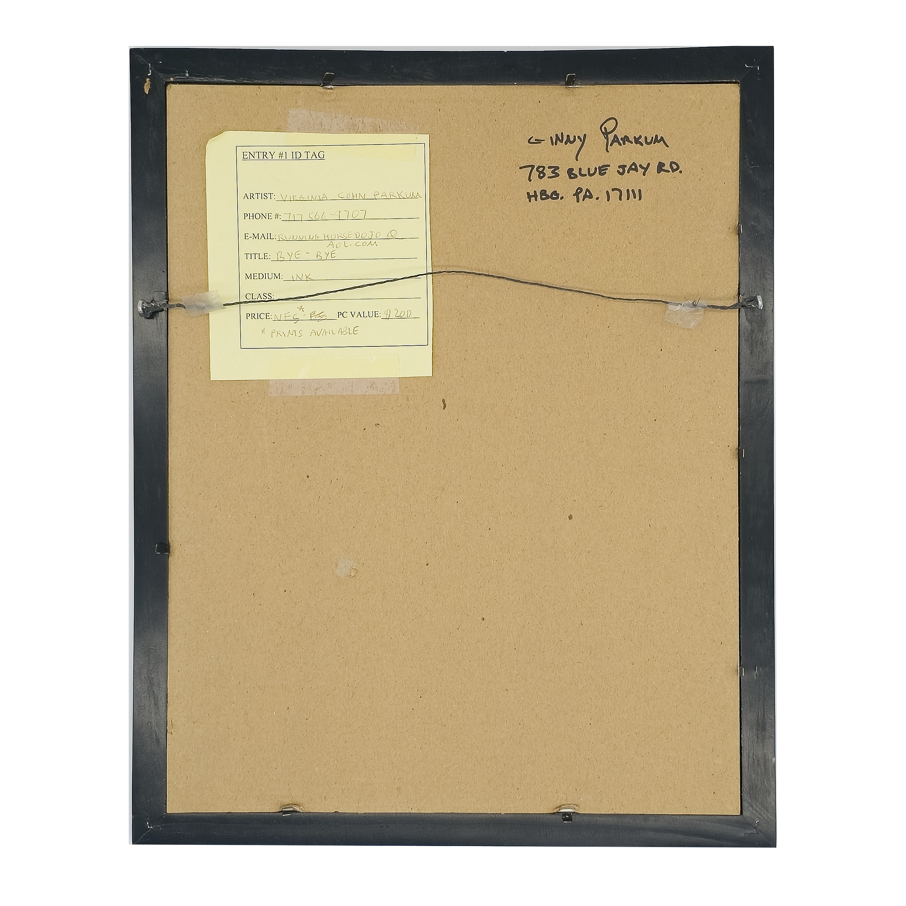 Bye-Bye - Virginia Cohn Parkum, c. Unknown