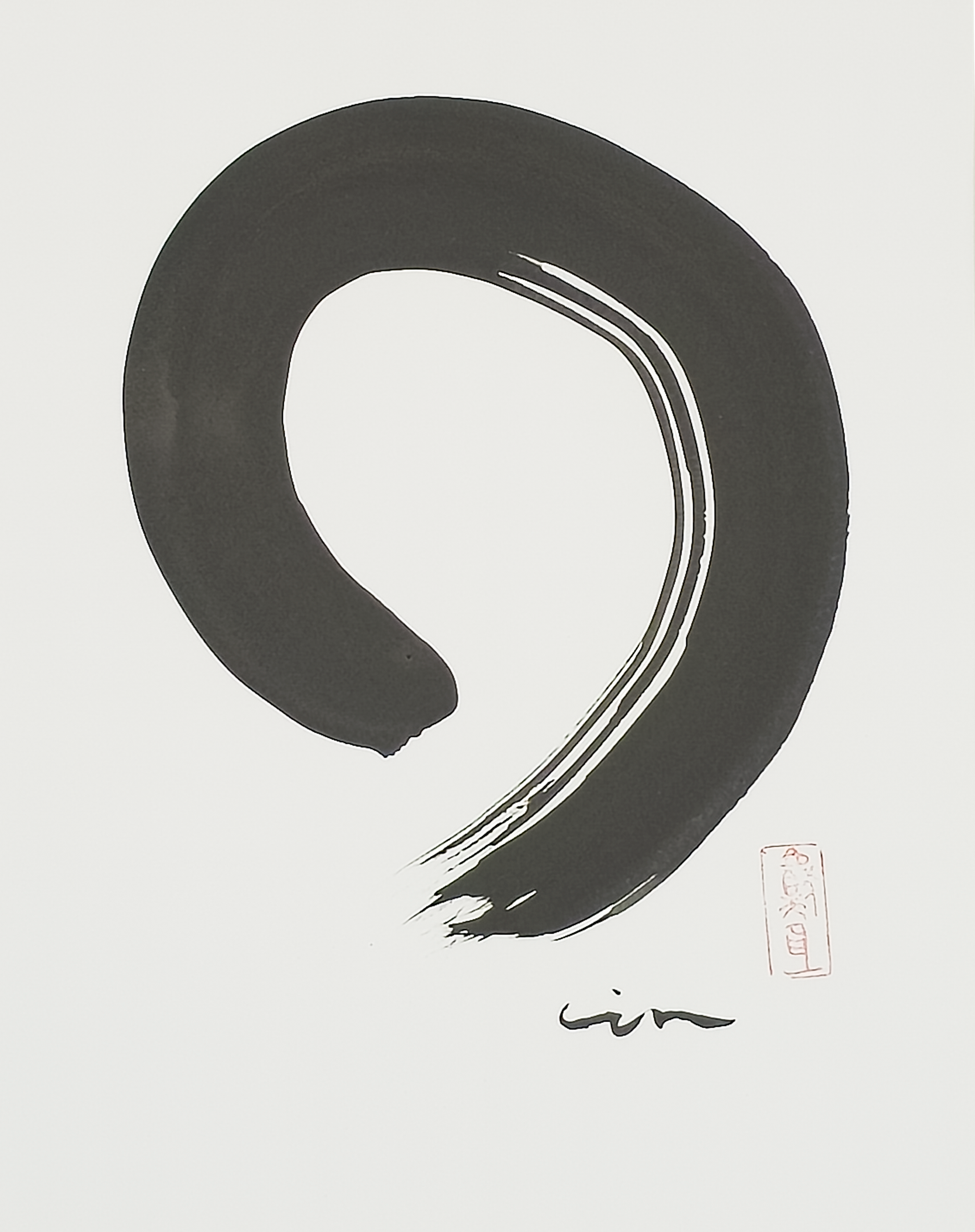 Enso Study 1 - Virginia Cohn Parkum, c. Unknown