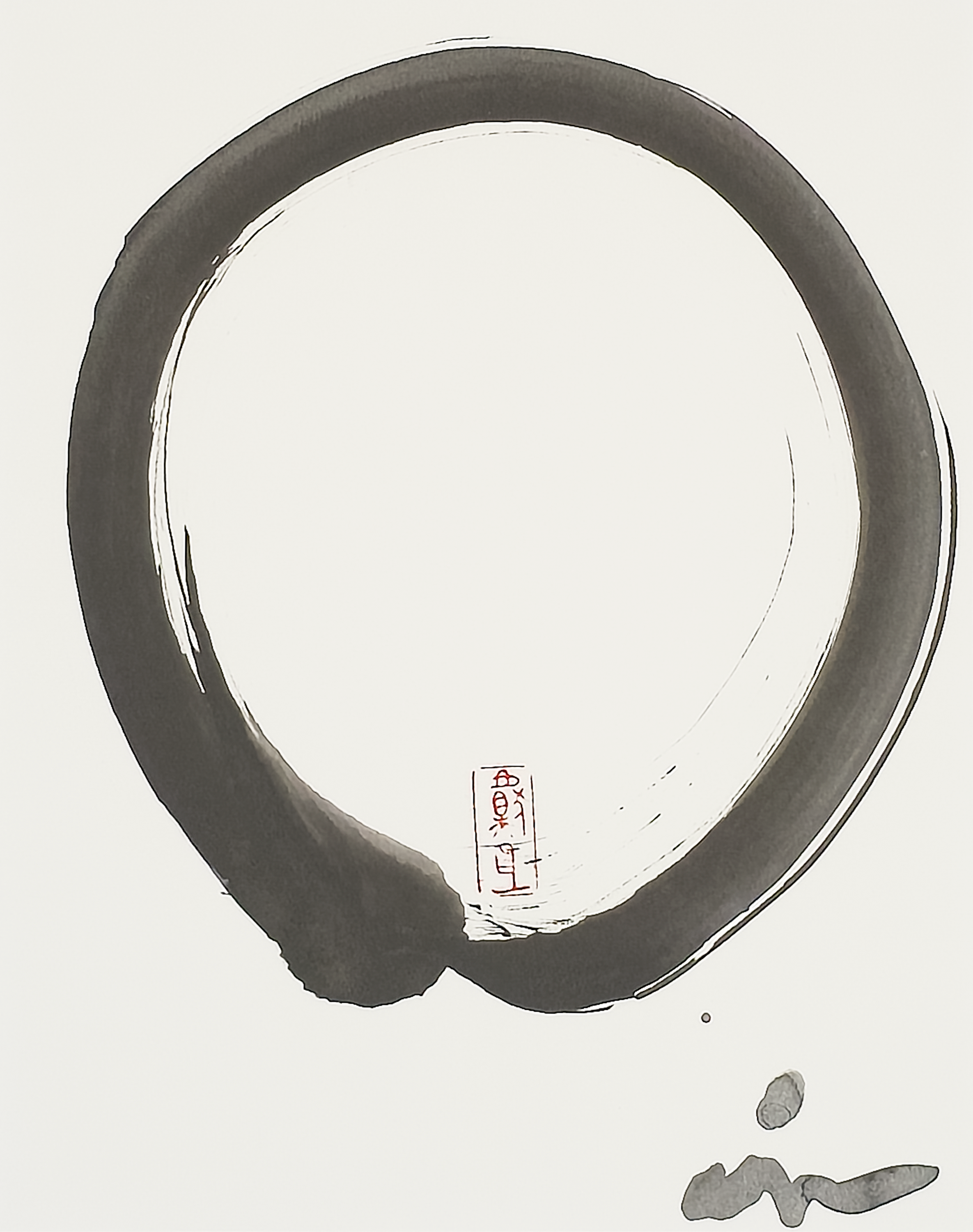 Enso Study 2 - Virginia Cohn Parkum, c. Unknown