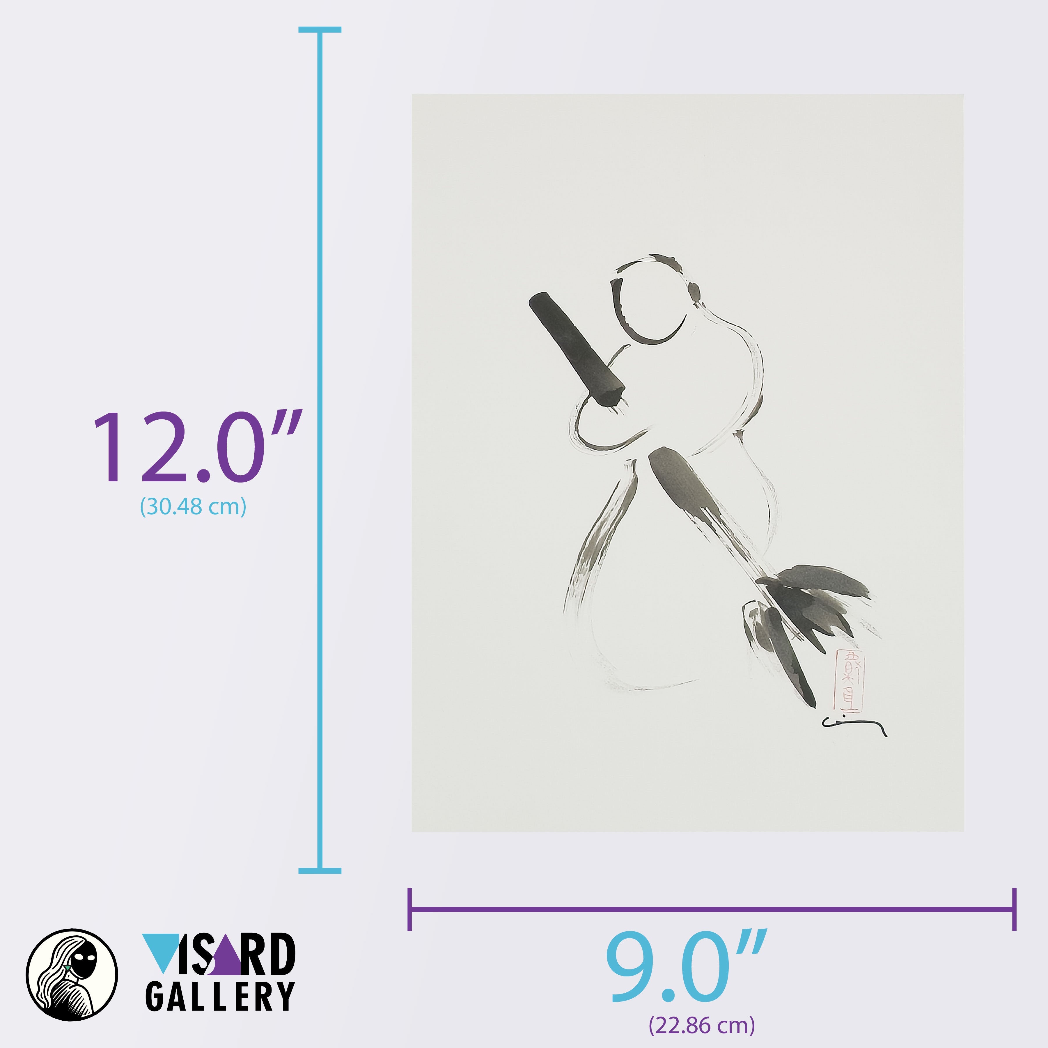 Sumi Figure - Virginia Cohn Parkum, c. Unknown