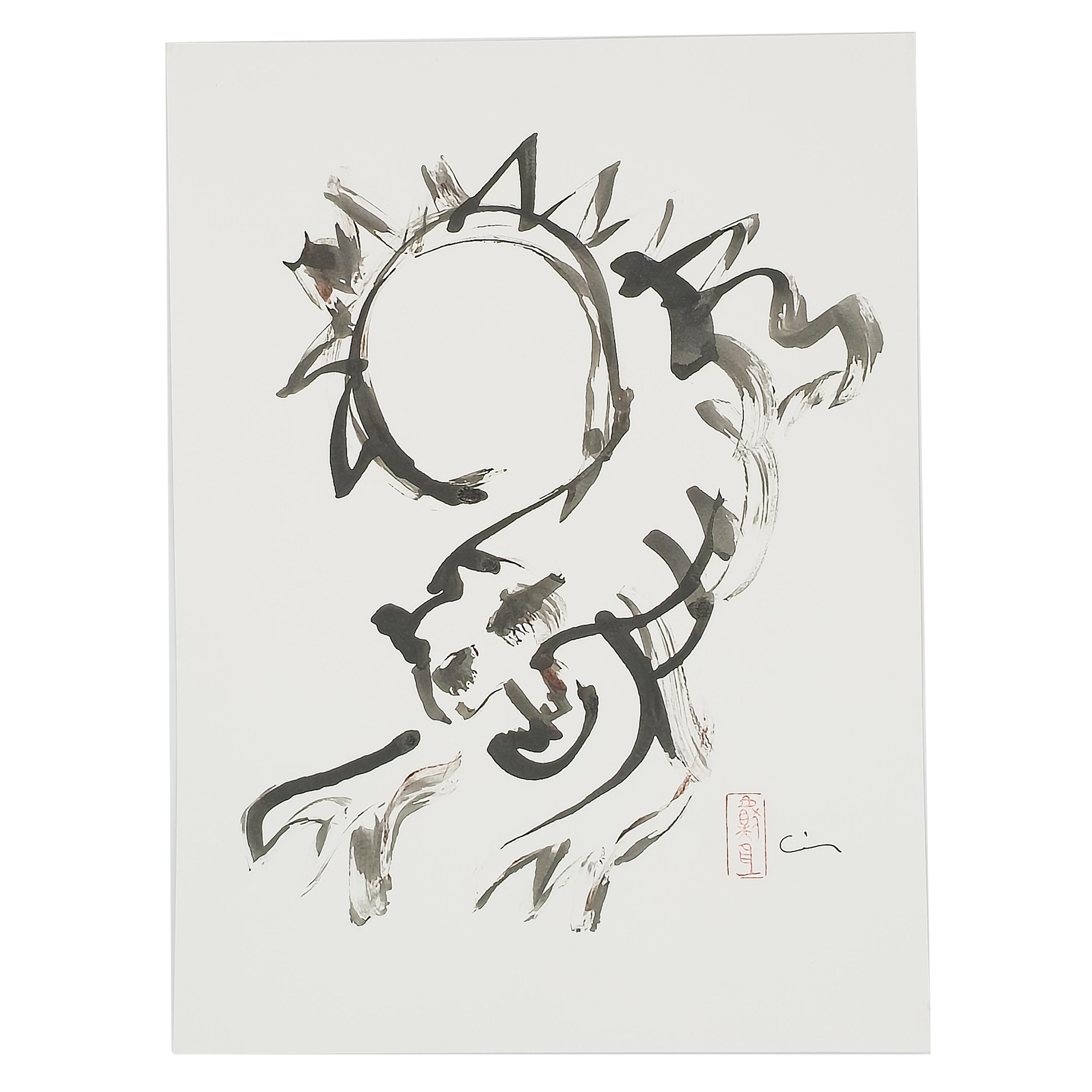 Sumi Tiger - Virginia Cohn Parkum, c. Unknown