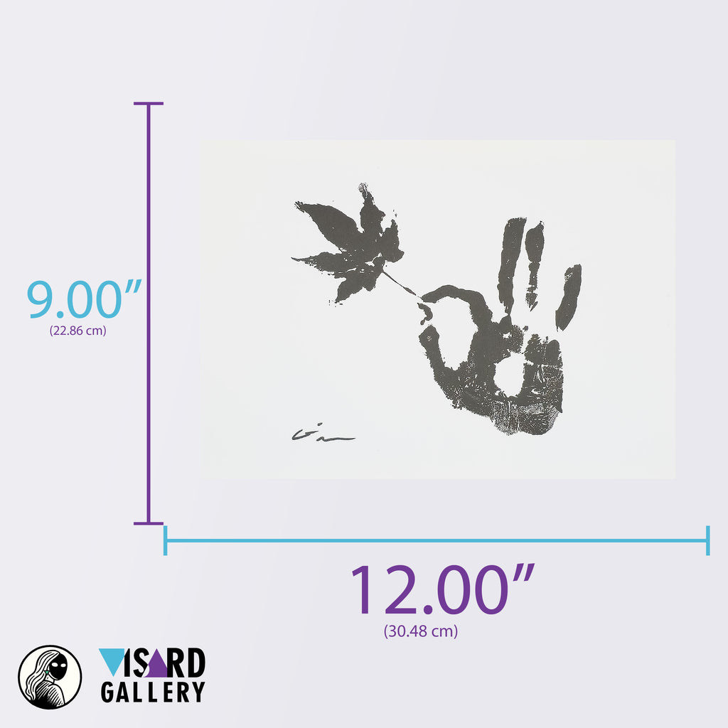 Sumi Leaf (Print) - Virginia Cohn Parkum, c. 2020s