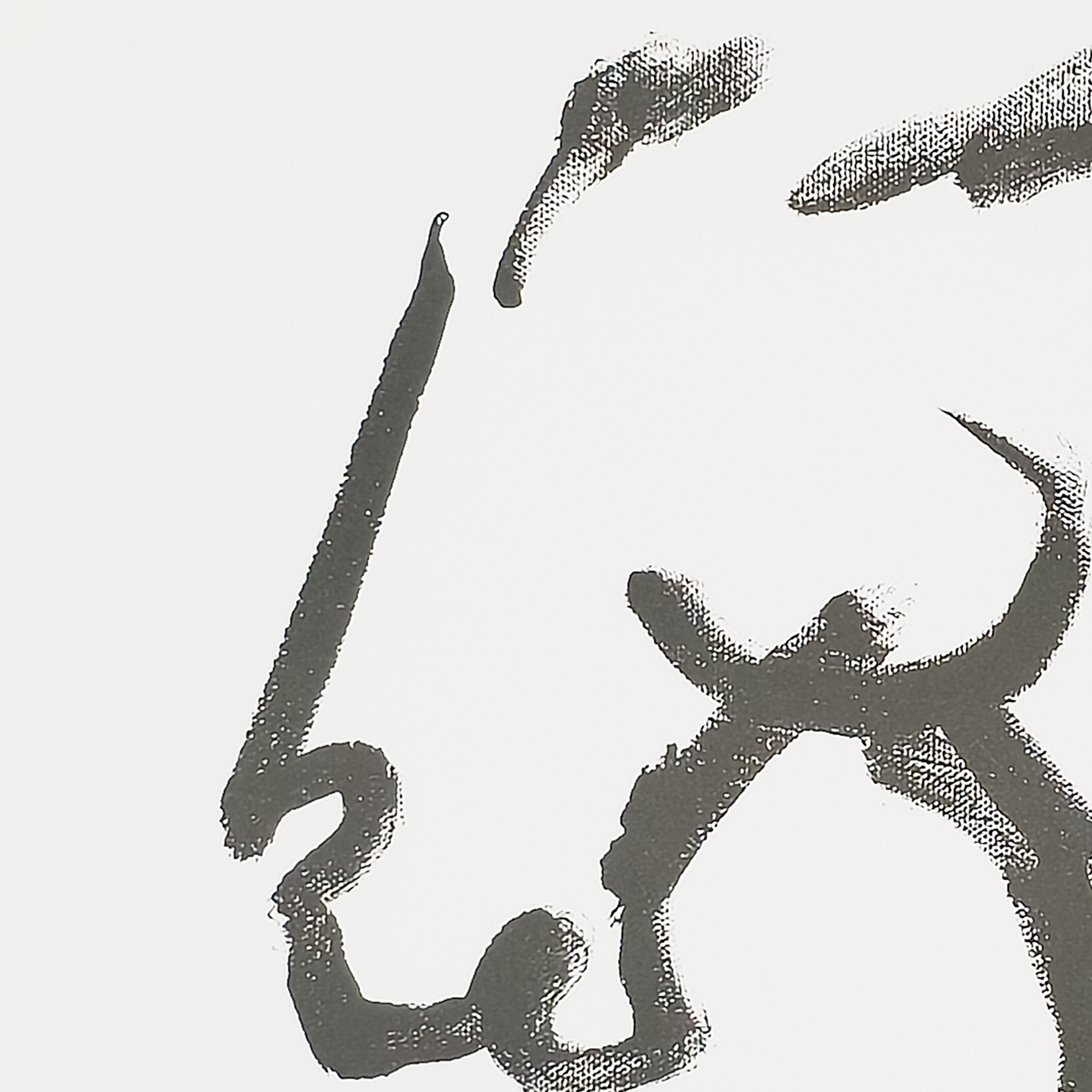 Sumi Stallion Bust (Print) - Virginia Cohn Parkum, c. 2020s