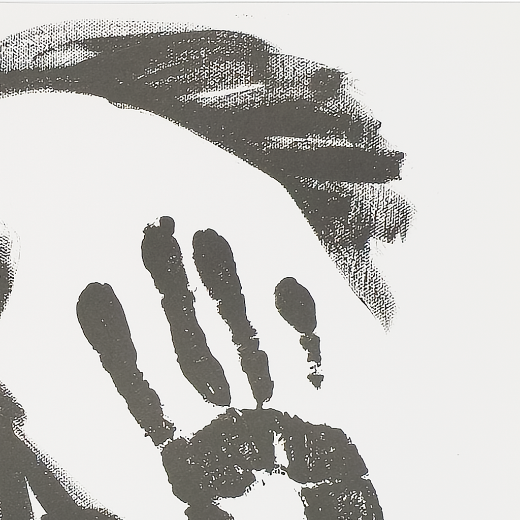Sumi Stallion Bust (Print) - Virginia Cohn Parkum, c. 2020s