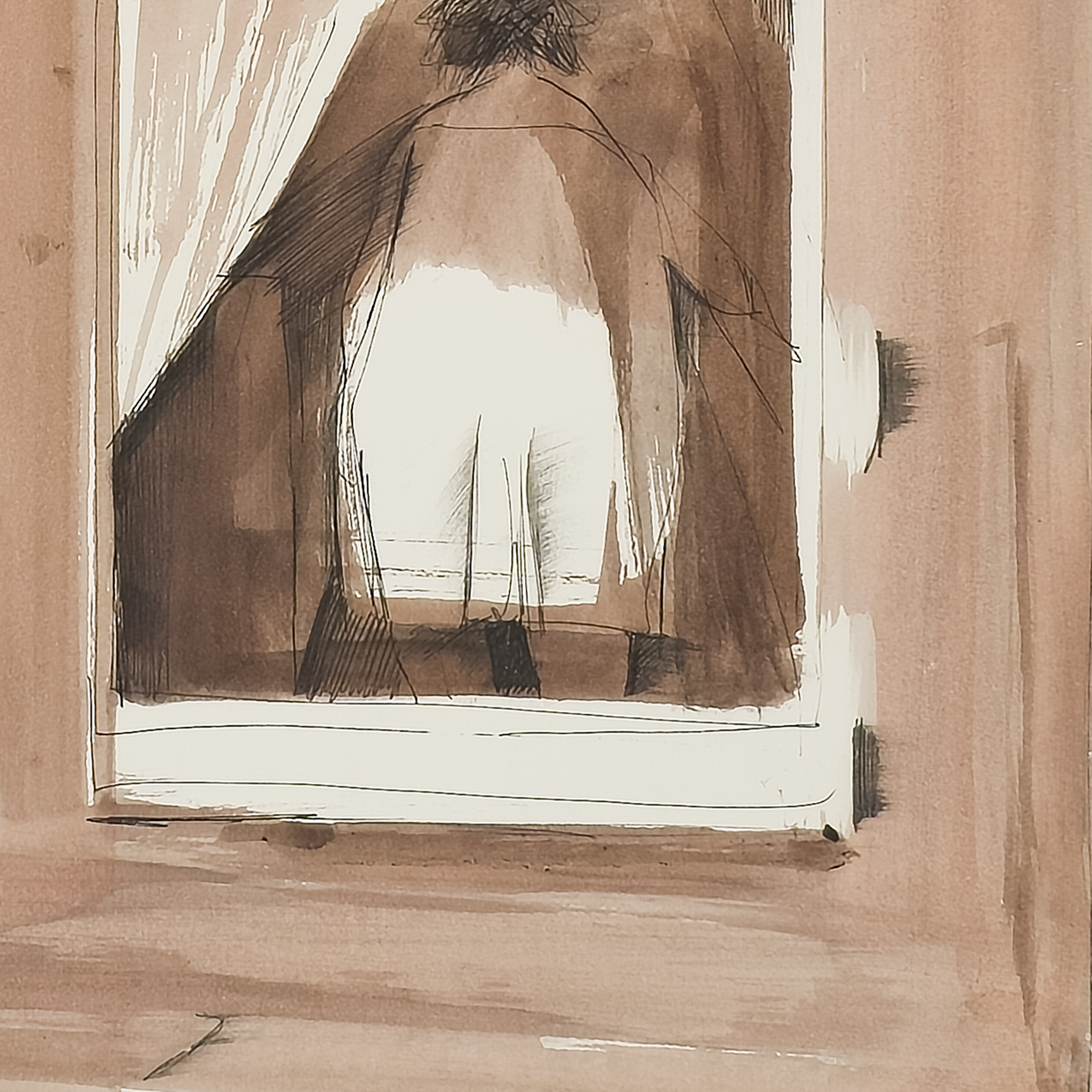 Woman in Window  - Serge Hollerbach, c. 1972