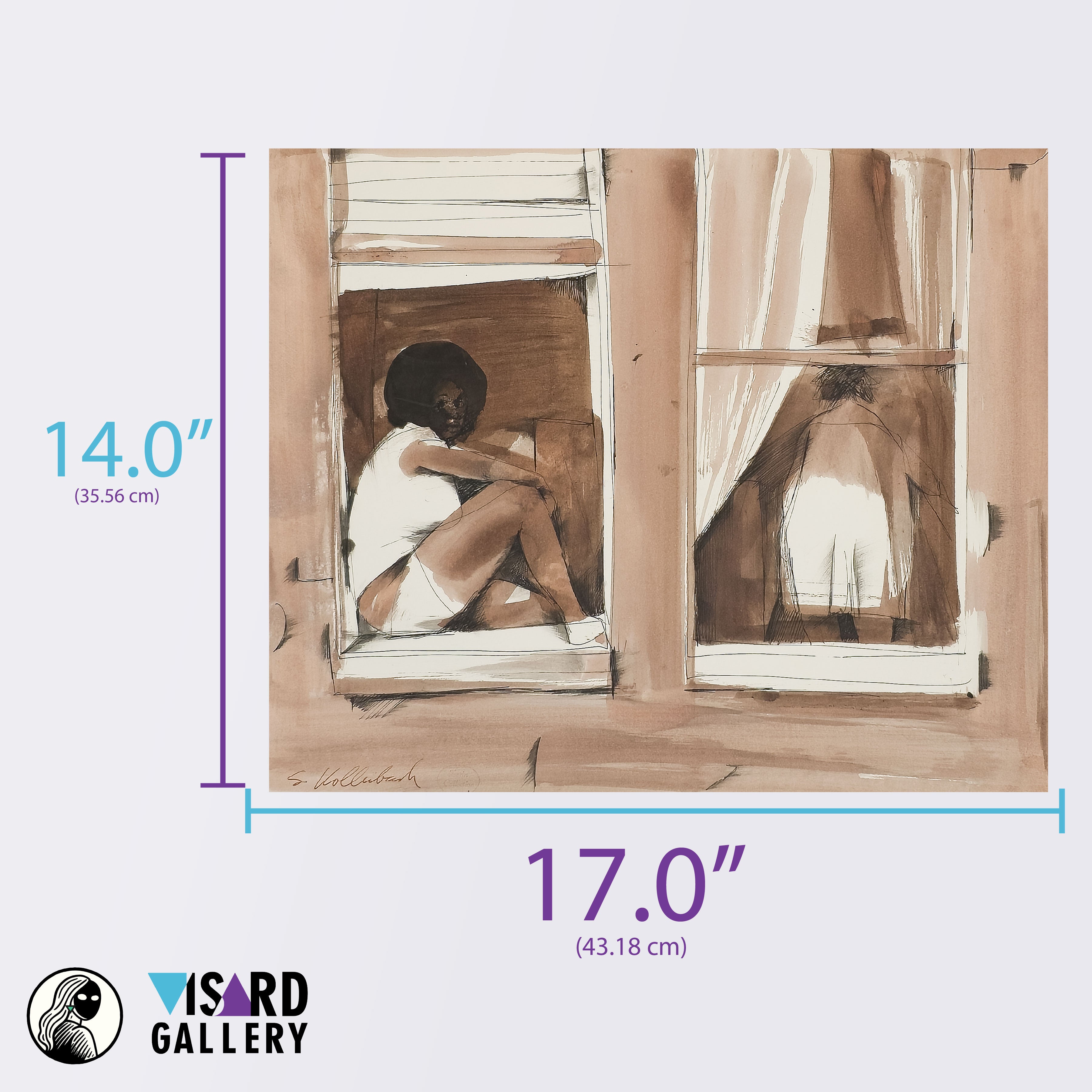 Woman in Window  - Serge Hollerbach, c. 1972