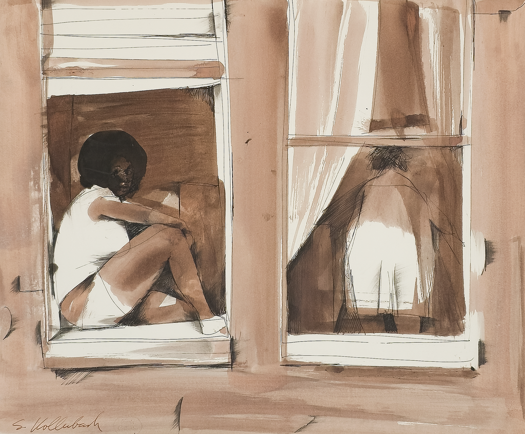 Woman in Window  - Serge Hollerbach, c. 1972
