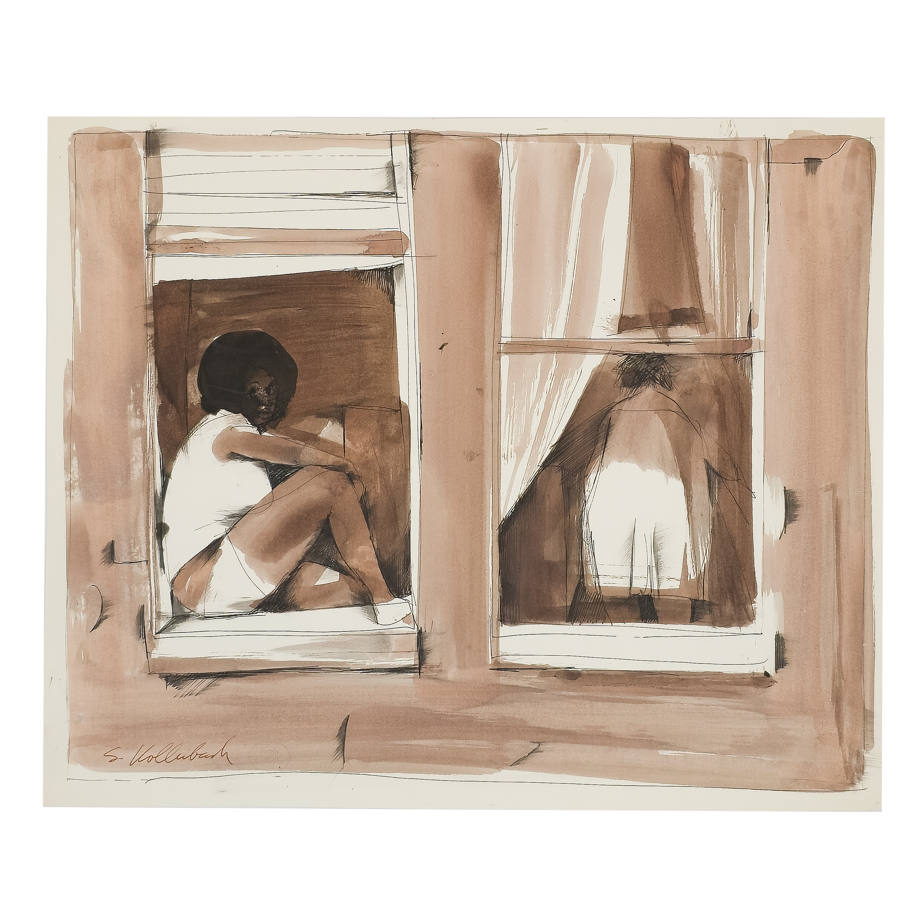 Woman in Window  - Serge Hollerbach, c. 1972