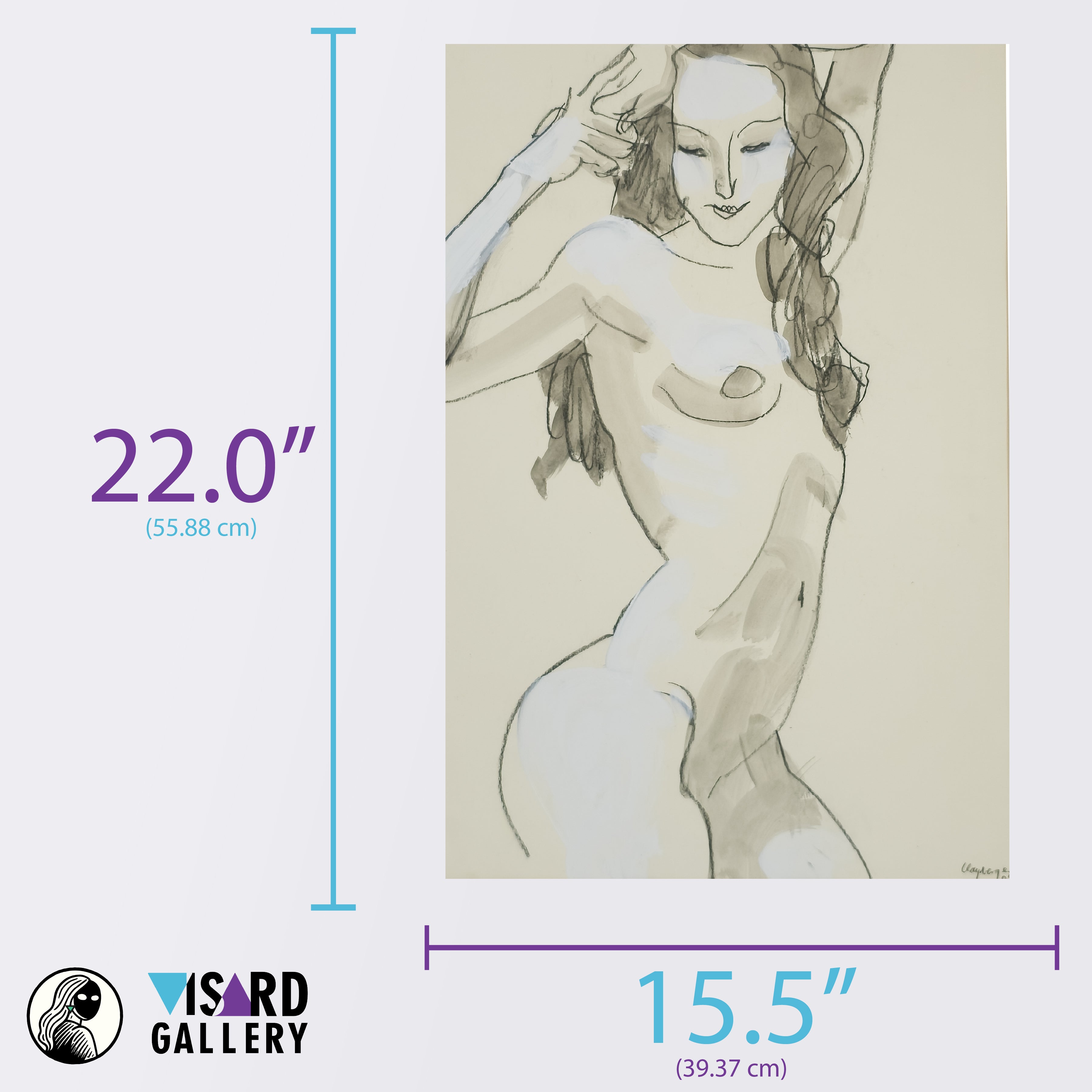 Alabaster Nude by Samuel Clayberger