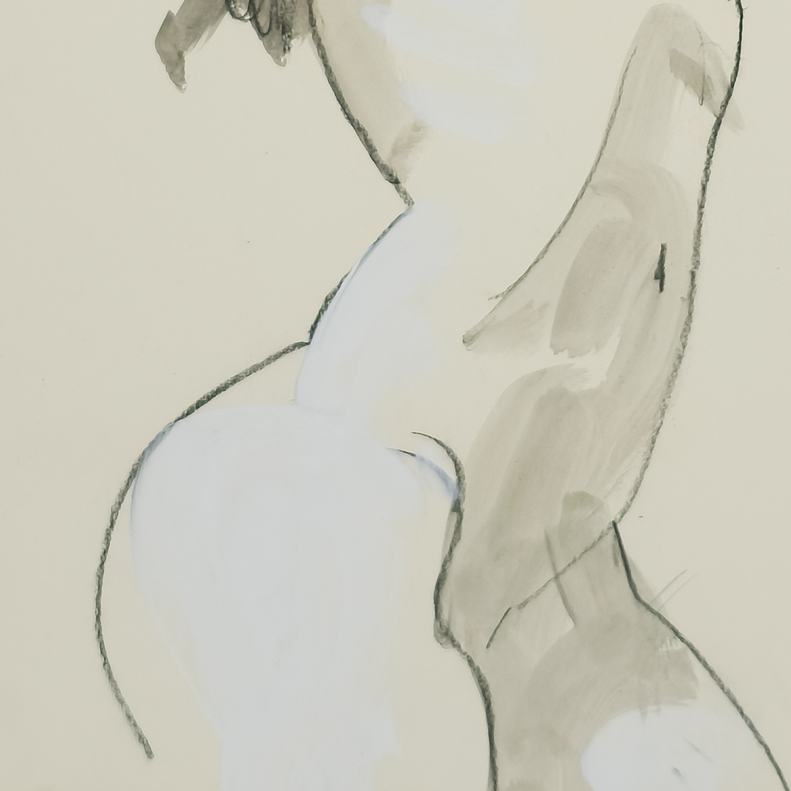 Alabaster Nude by Samuel Clayberger