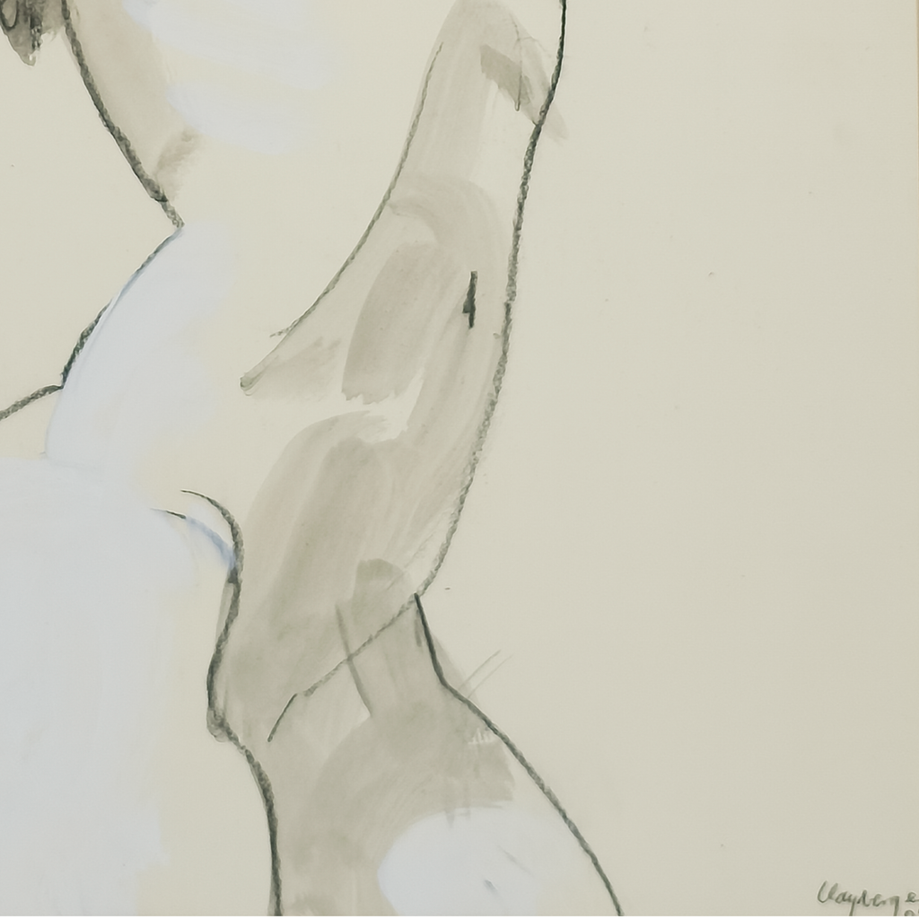 Alabaster Nude by Samuel Clayberger