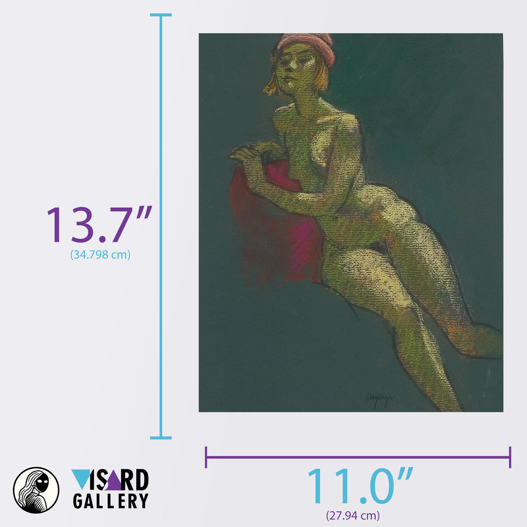 Nude with Hat by Samuel Clayberger