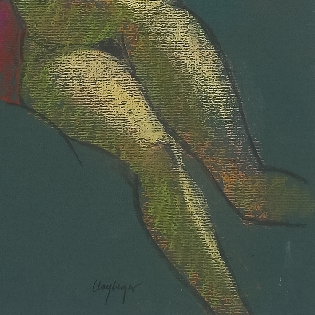 Nude with Hat by Samuel Clayberger