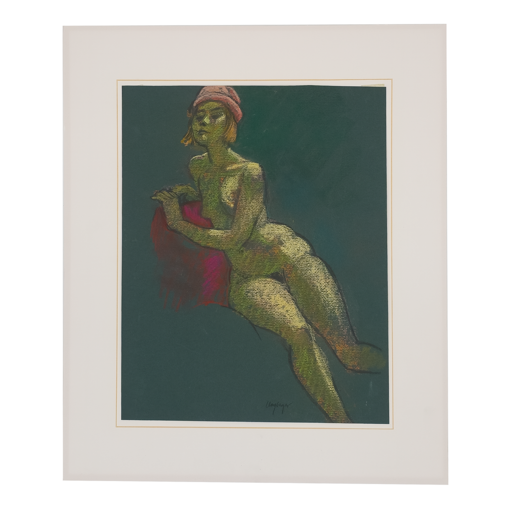 Nude with Hat by Samuel Clayberger