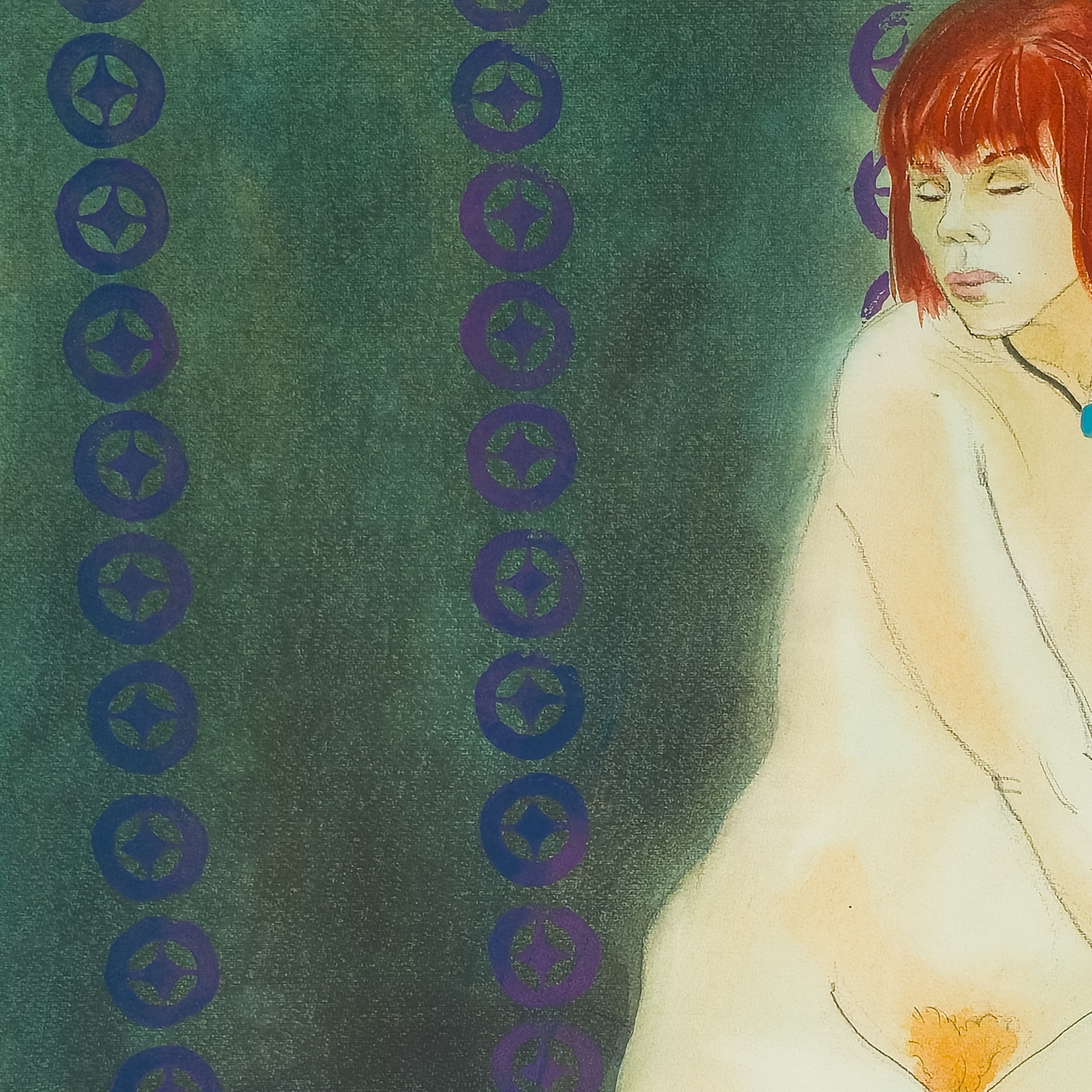 Nude on Stool by Samuel Clayberger