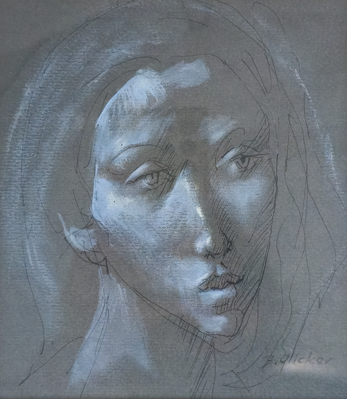 A Girl's Head by Benjamin Glicker