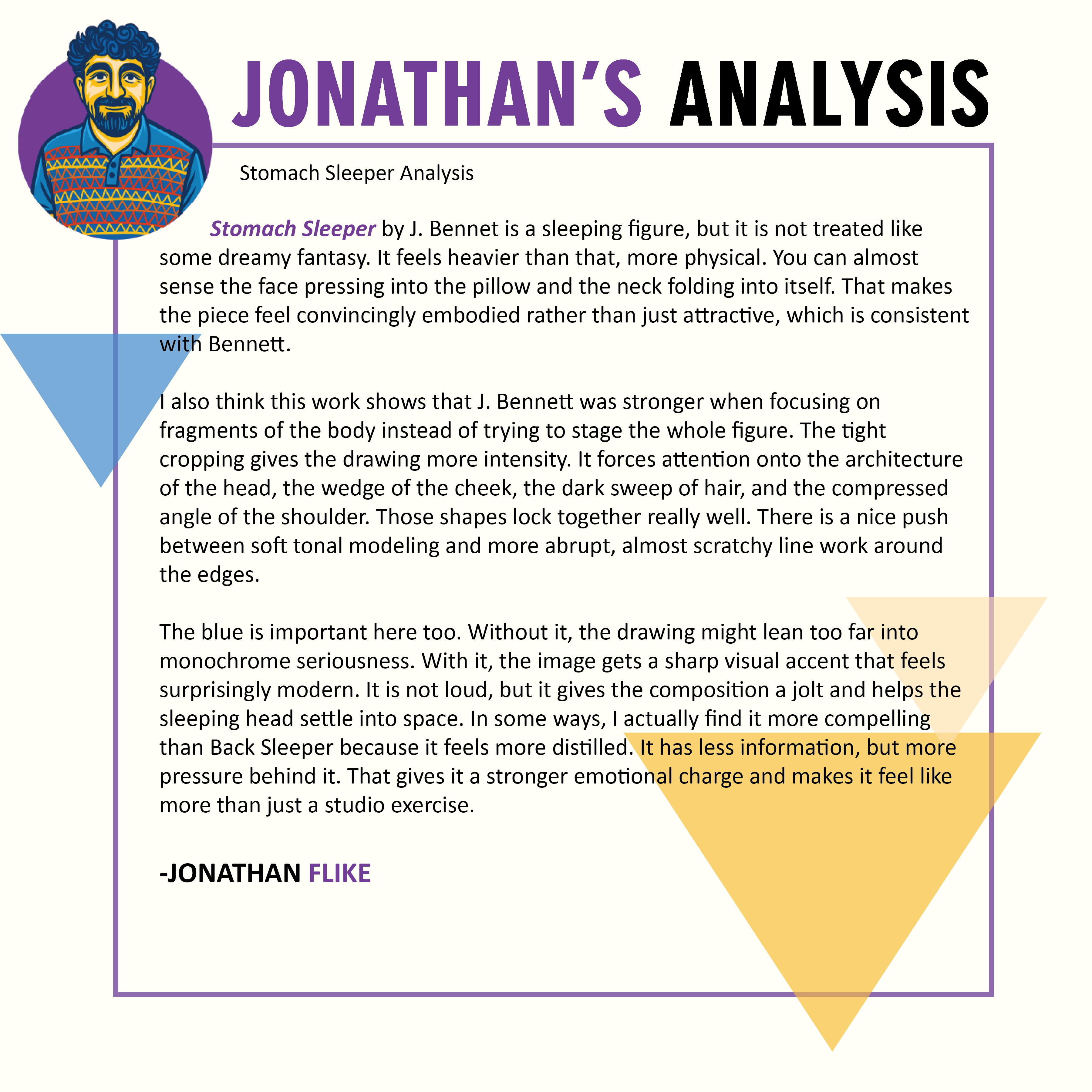 Stomach Sleeper by J. Bennett