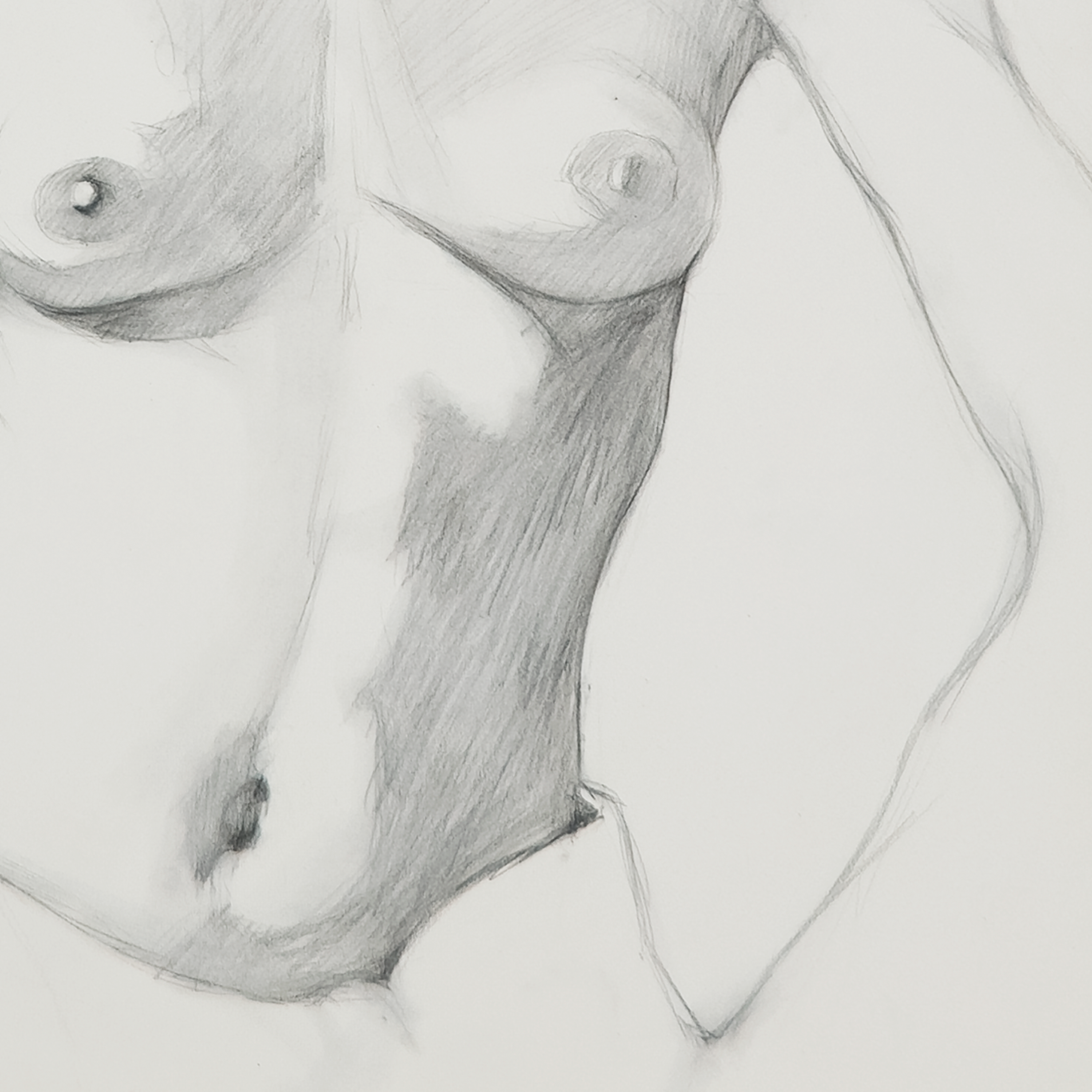 Nude Study in Hat - Vincent Beggs, c. 1980s