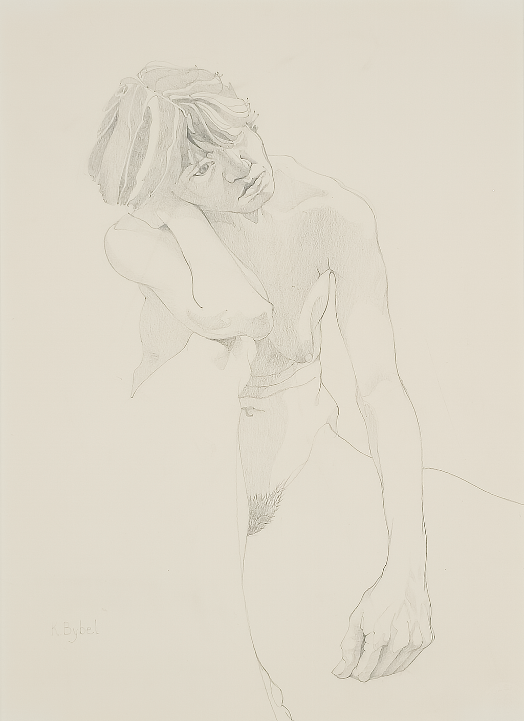 Nude in Thought - Karen Frey (Bybel), c. Unknown