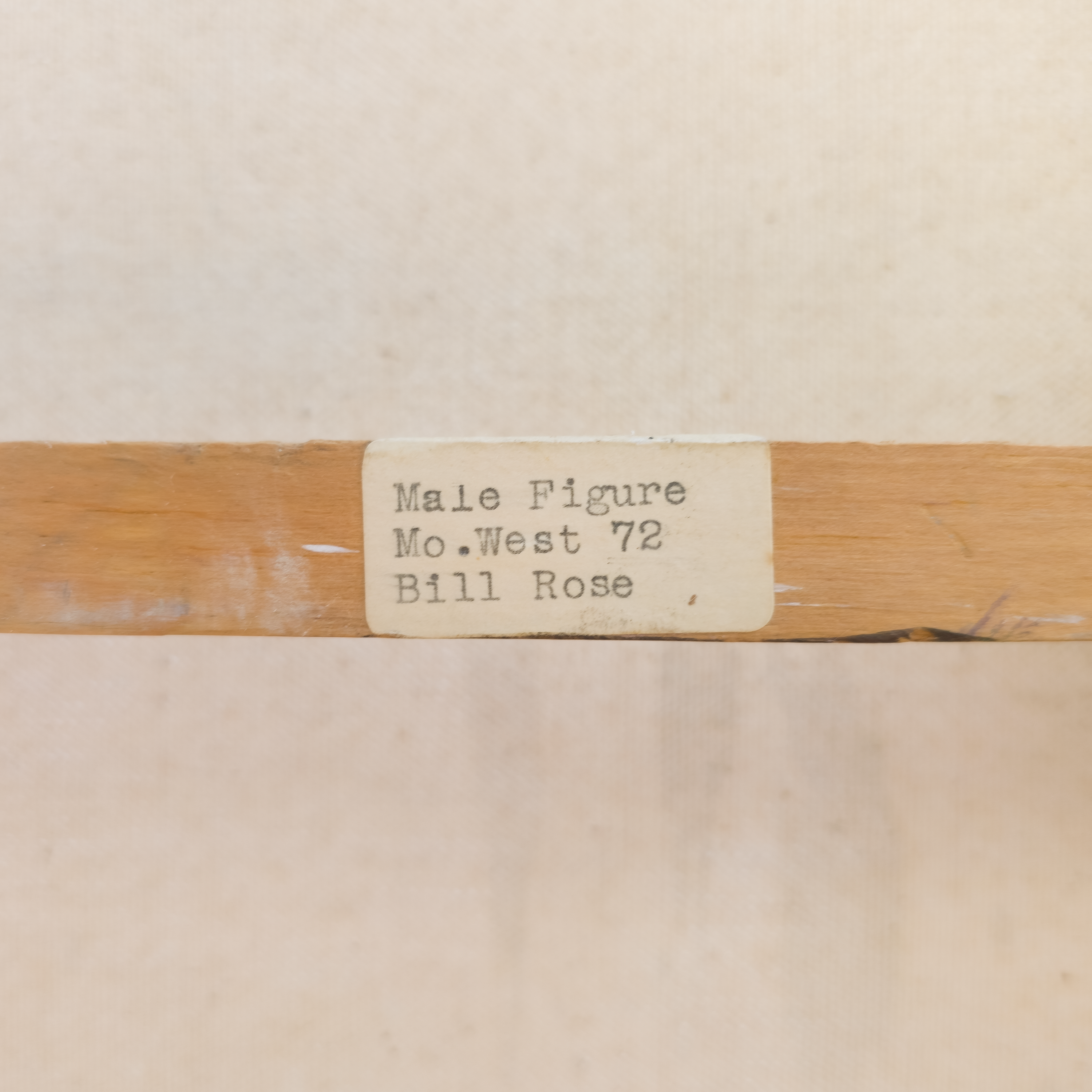 Male Figure Mo .West - Bill Rose, c. 1972