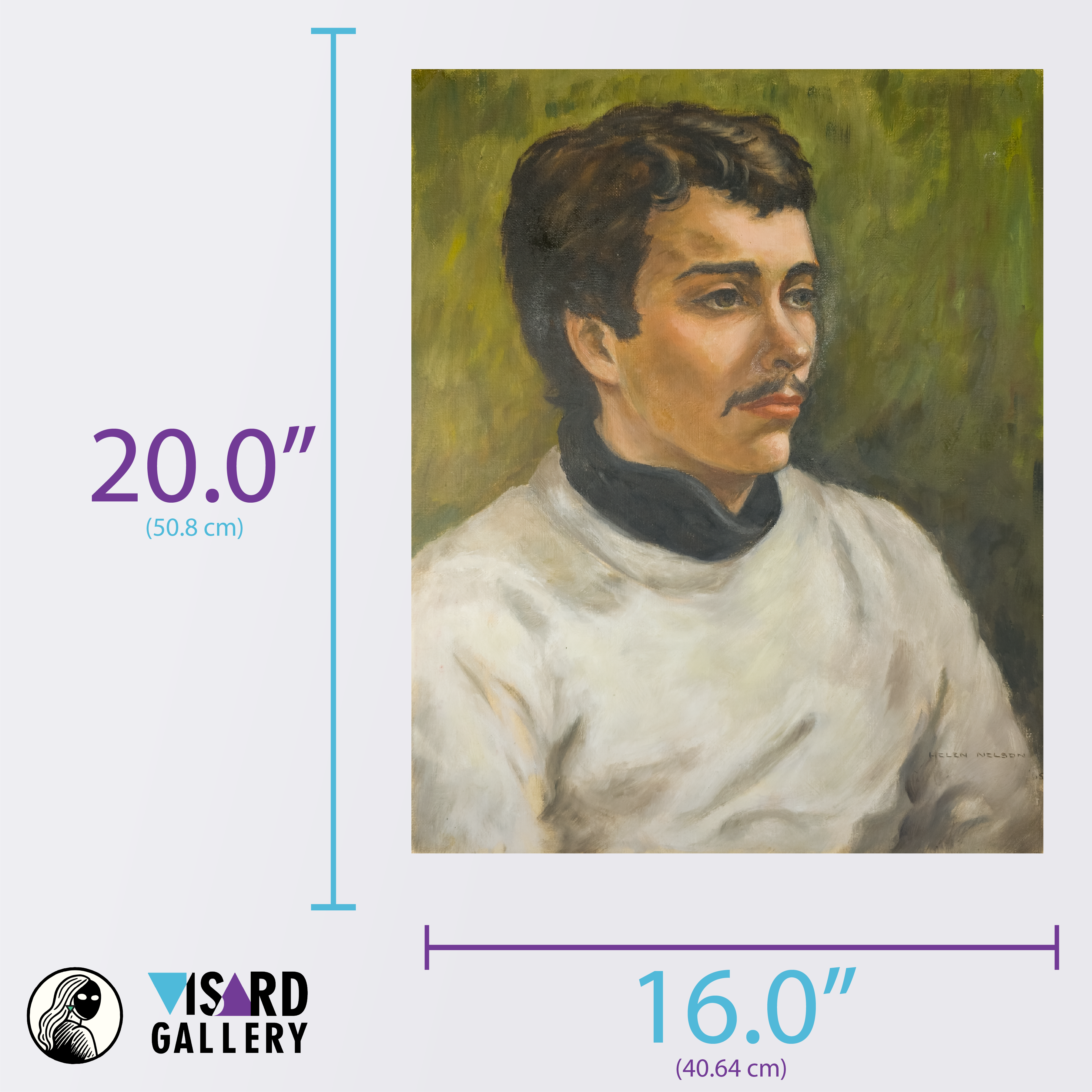 Portrait of a Summer Man - Helen Nelson, c. 1965