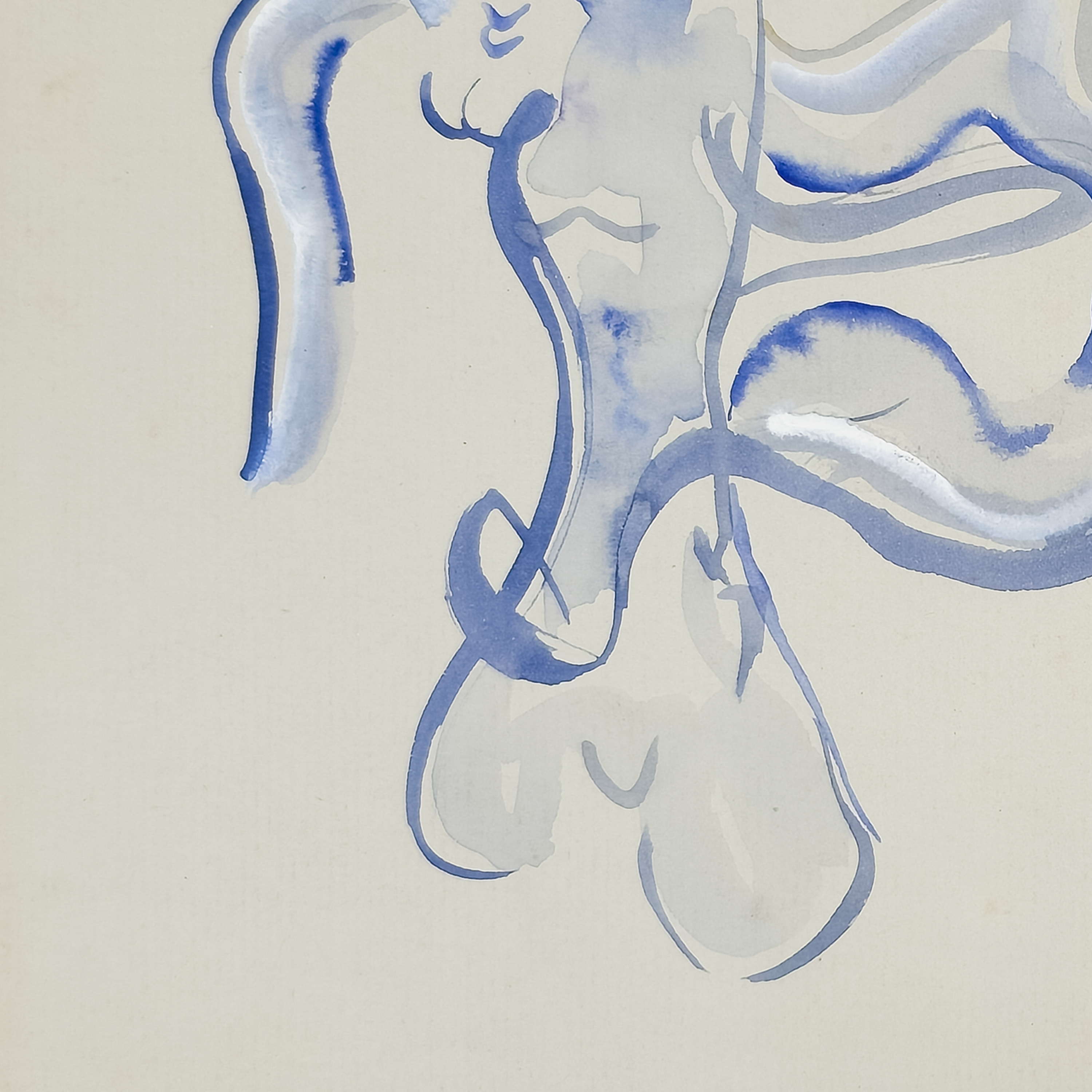 Two Abstracted and Lonely Figures - Robert Lohman