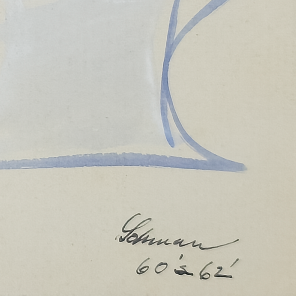 Two Abstracted and Lonely Figures - Robert Lohman